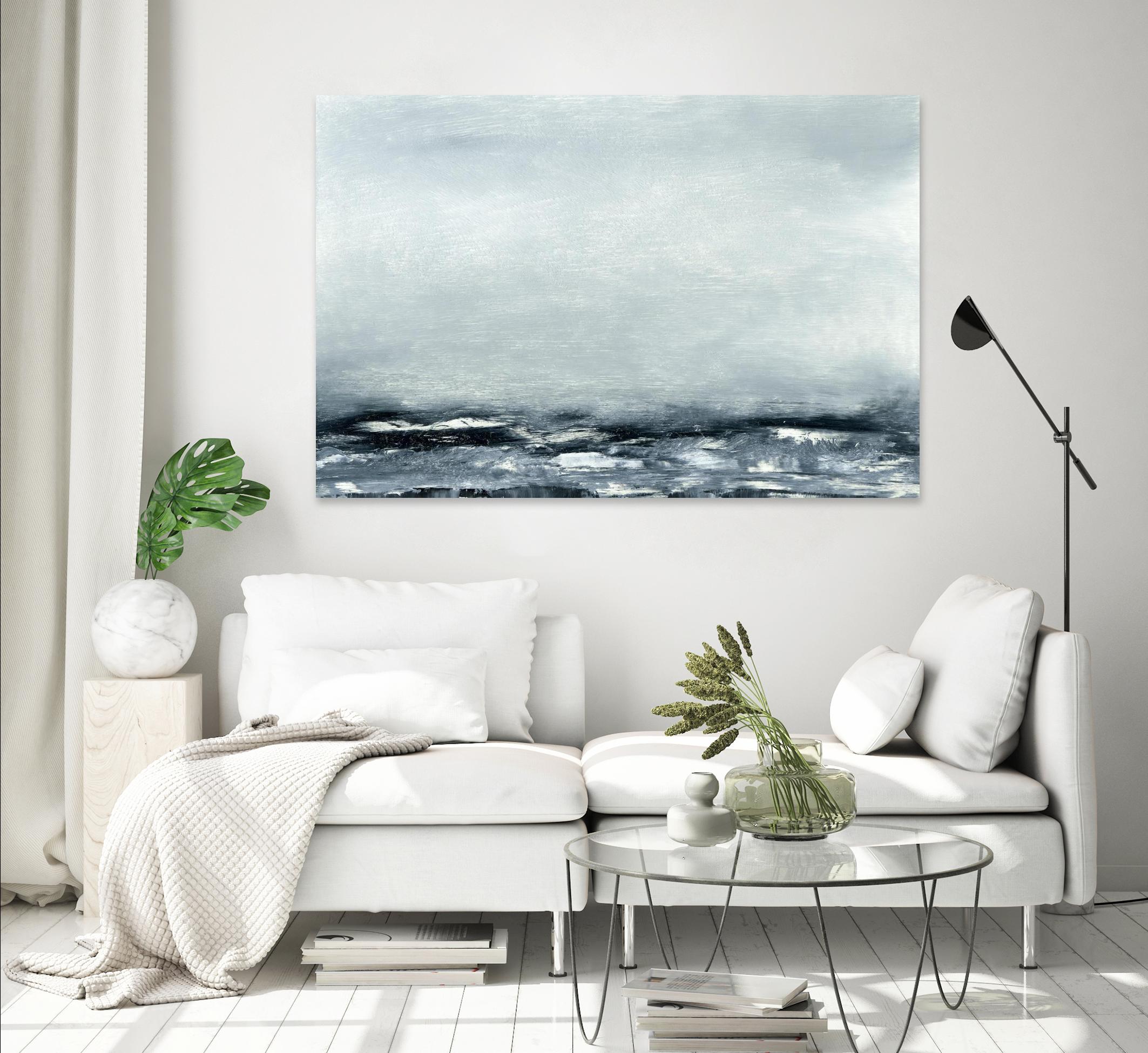 Sea View IV by Sharon Gordon on GIANT ART - blue costal ocean
