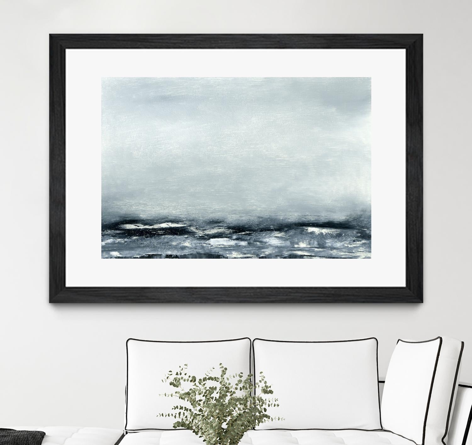 Sea View IV by Sharon Gordon on GIANT ART - blue costal ocean