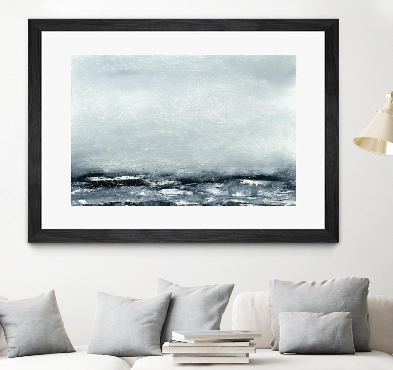 Sea View IV by Sharon Gordon on GIANT ART - blue costal ocean