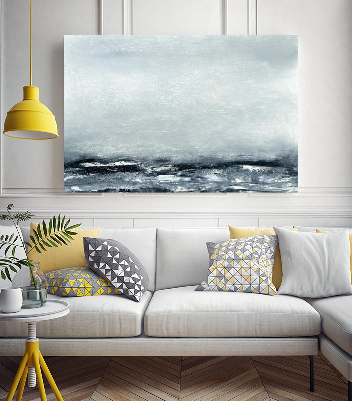 Sea View IV by Sharon Gordon on GIANT ART - blue costal ocean