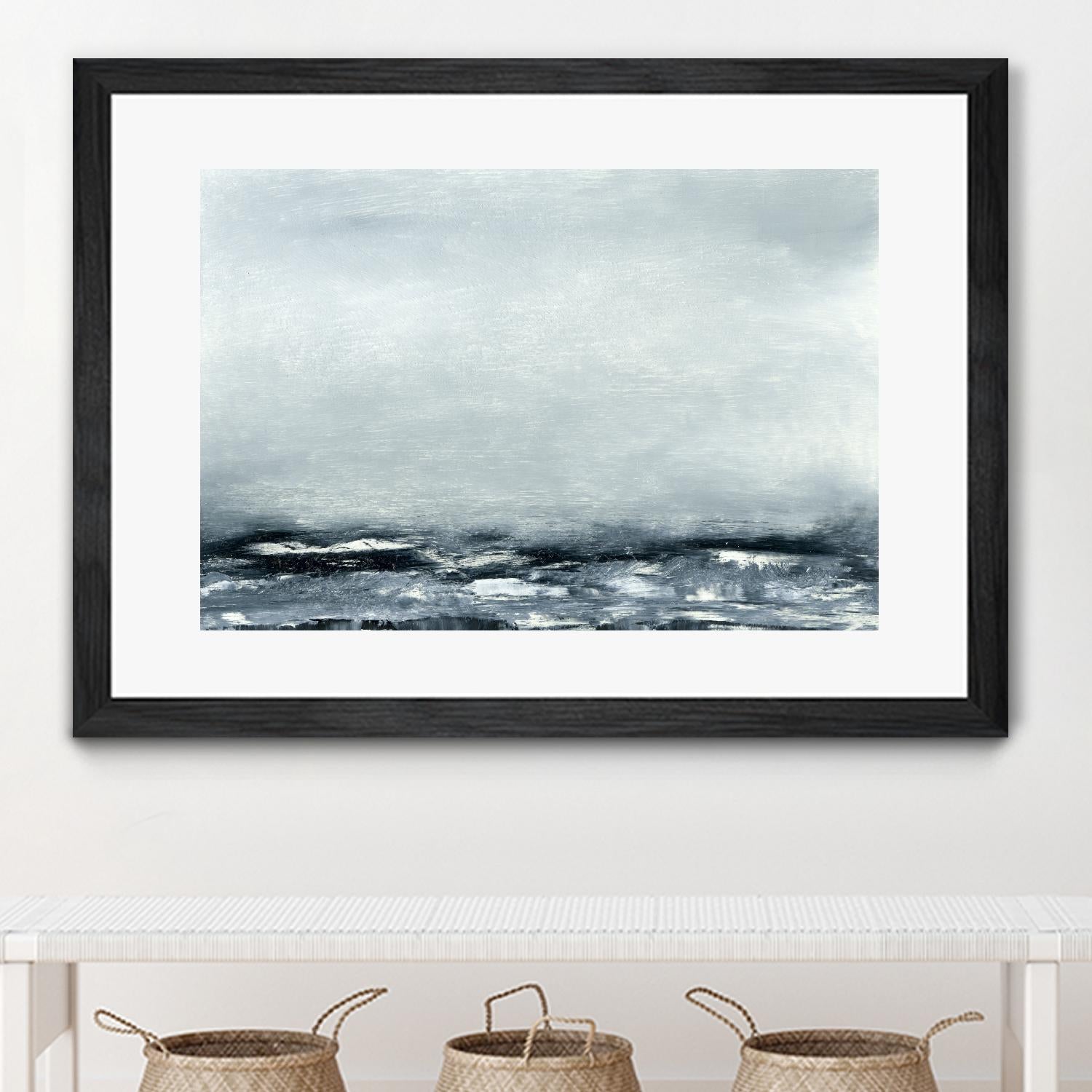 Sea View IV by Sharon Gordon on GIANT ART - blue costal ocean