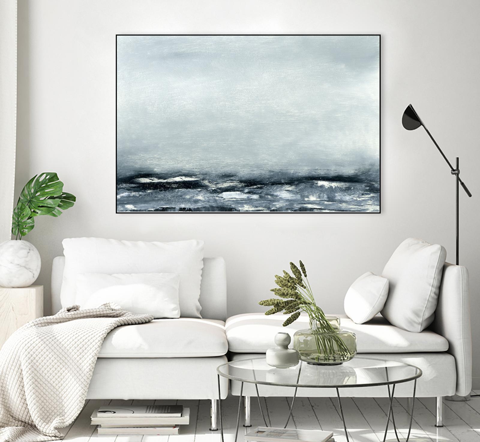 Sea View IV by Sharon Gordon on GIANT ART - blue costal ocean