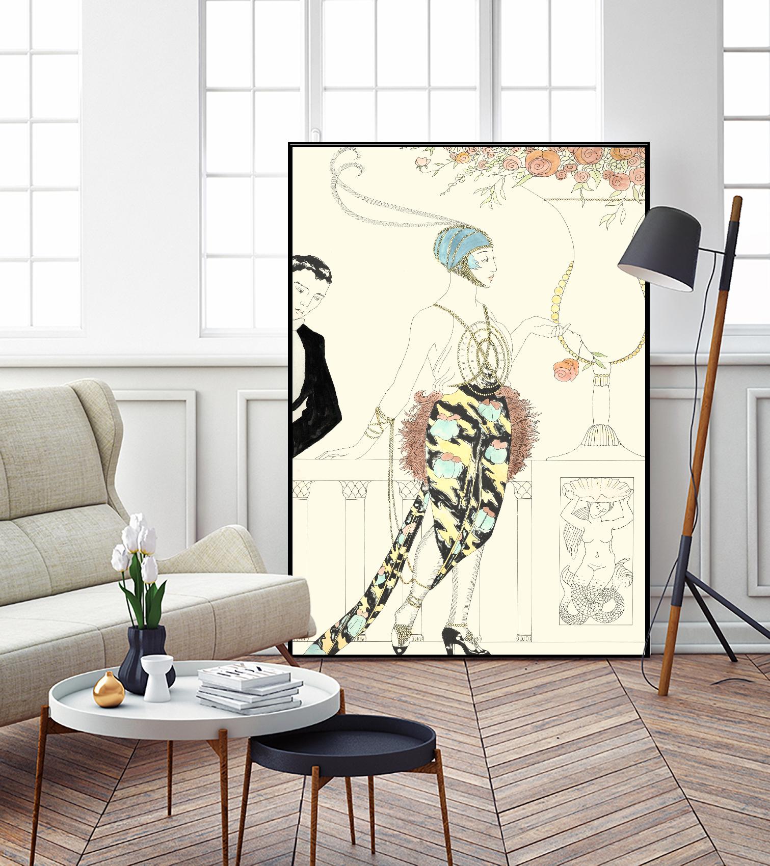 Arte Deco Fashion II by Unknown on GIANT ART - fashion