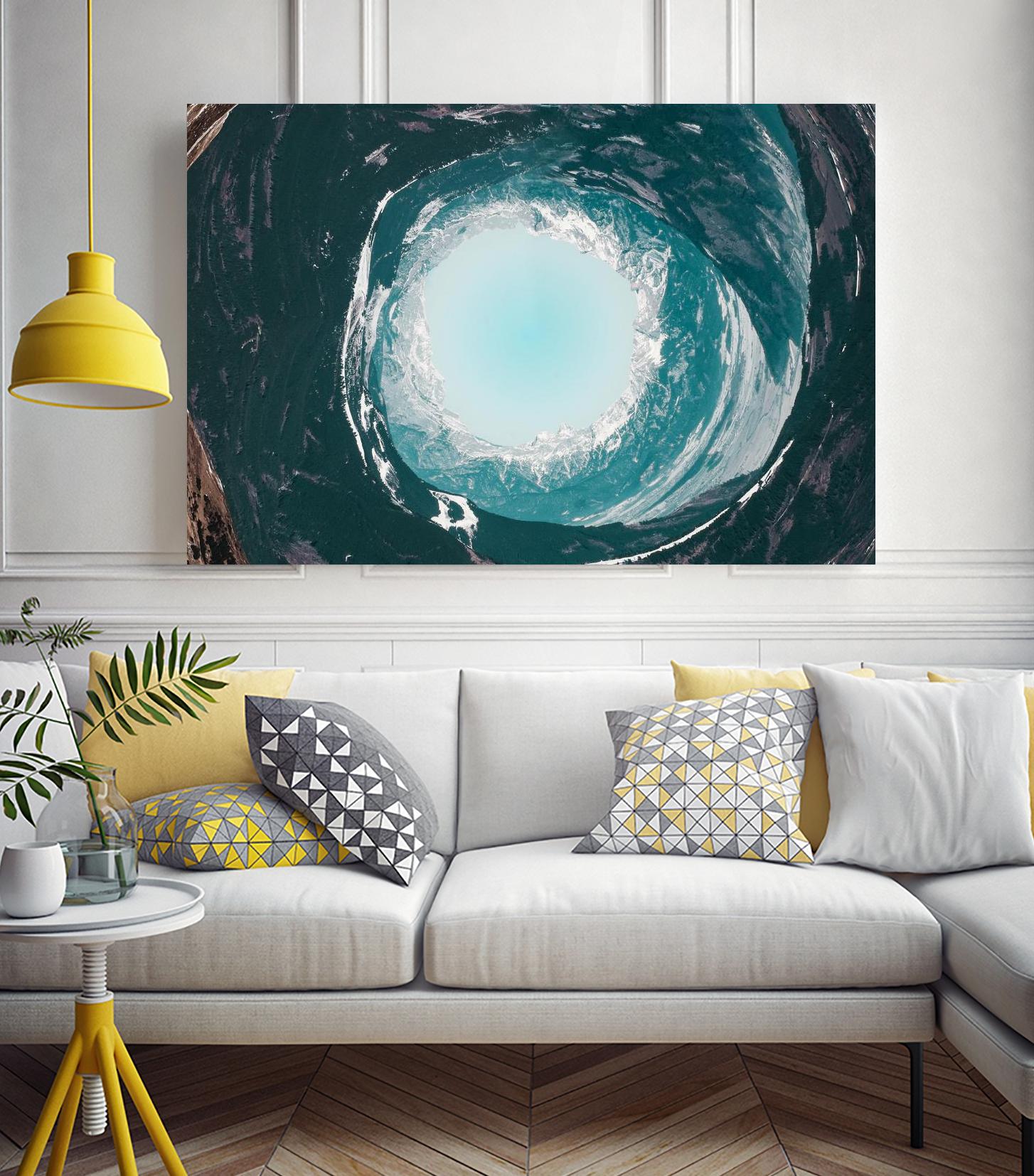 High tide illusion by Pexels on GIANT ART - white photo art