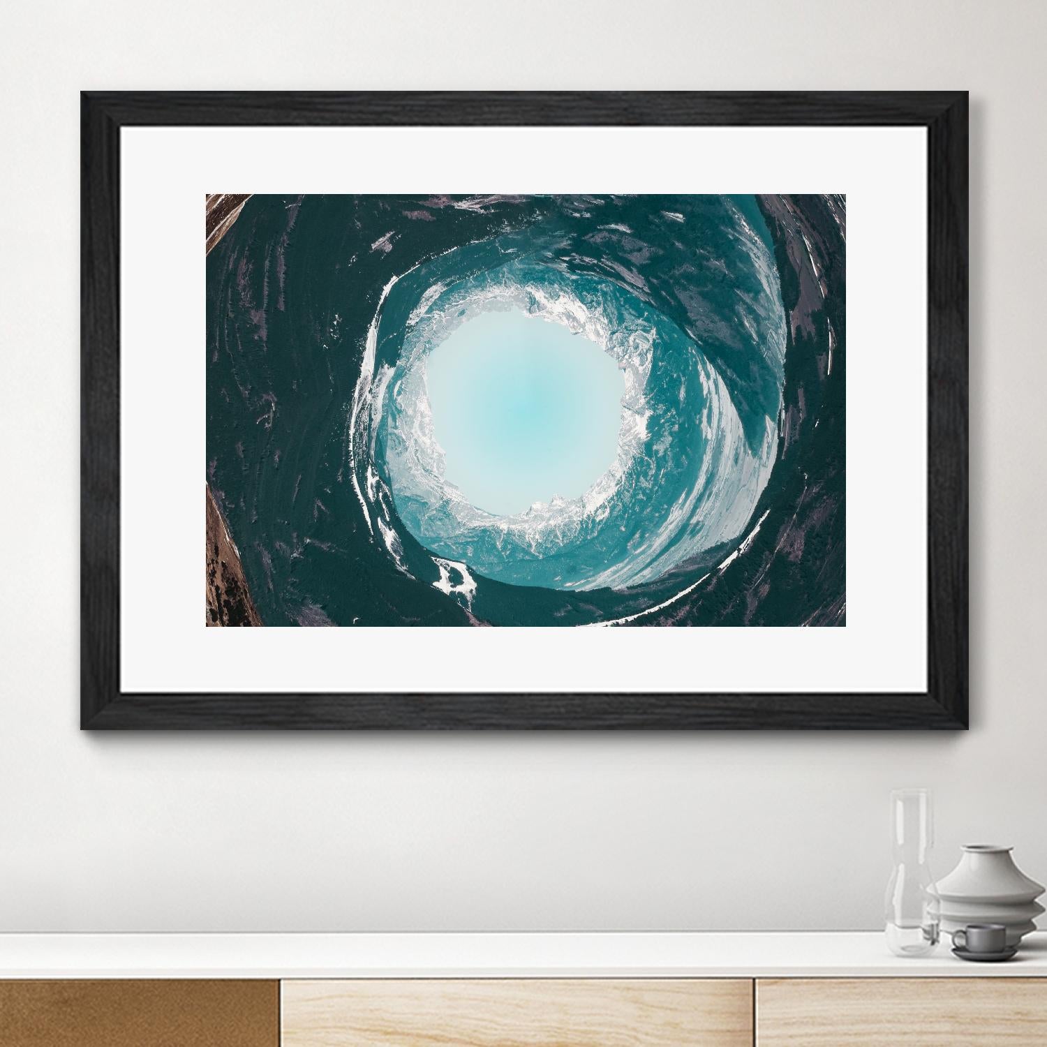 High tide illusion by Pexels on GIANT ART - white photo art