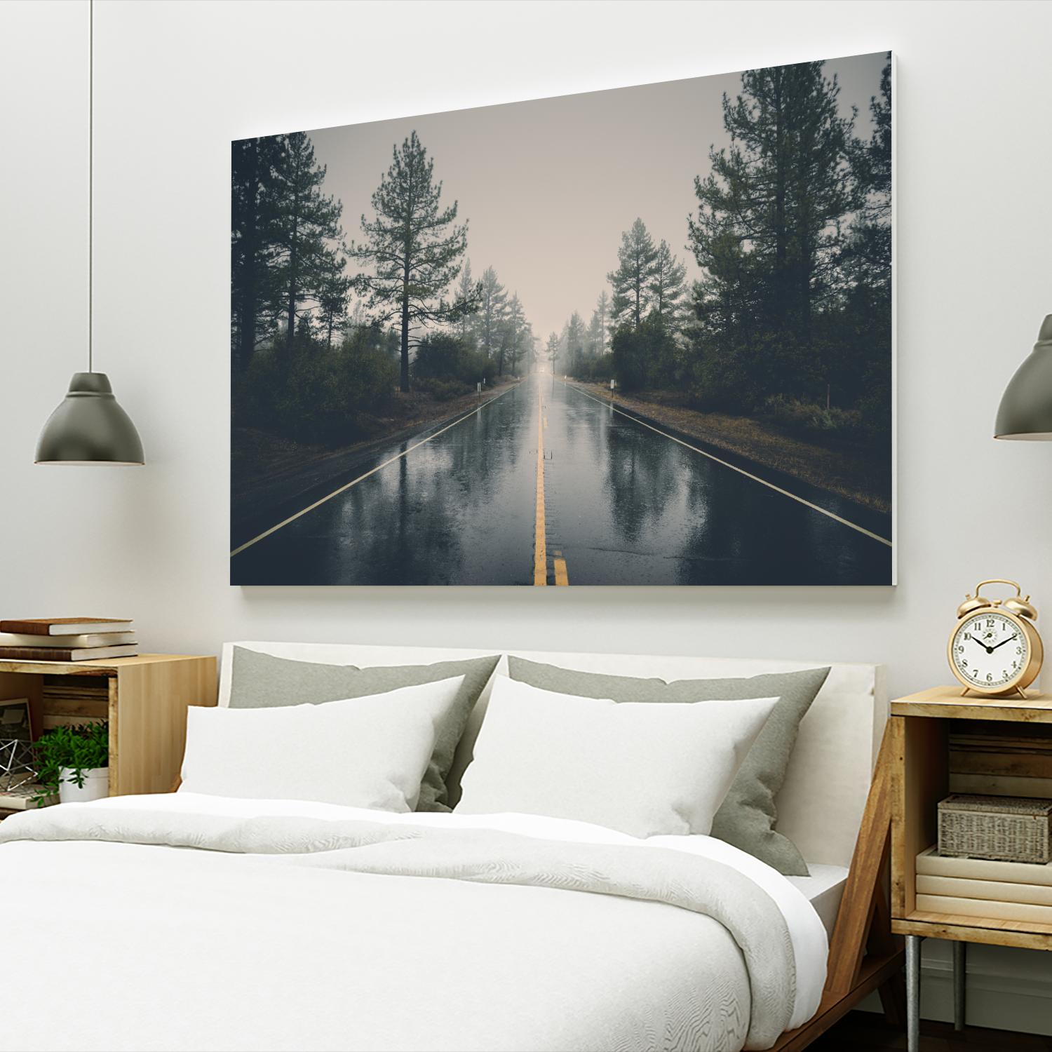 Rainy day by Pexels on GIANT ART - black landscape