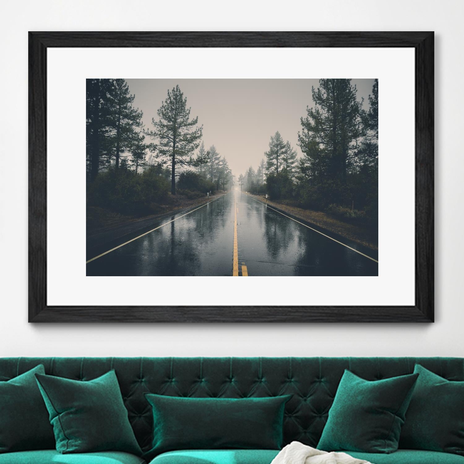 Rainy day by Pexels on GIANT ART - green landscape country