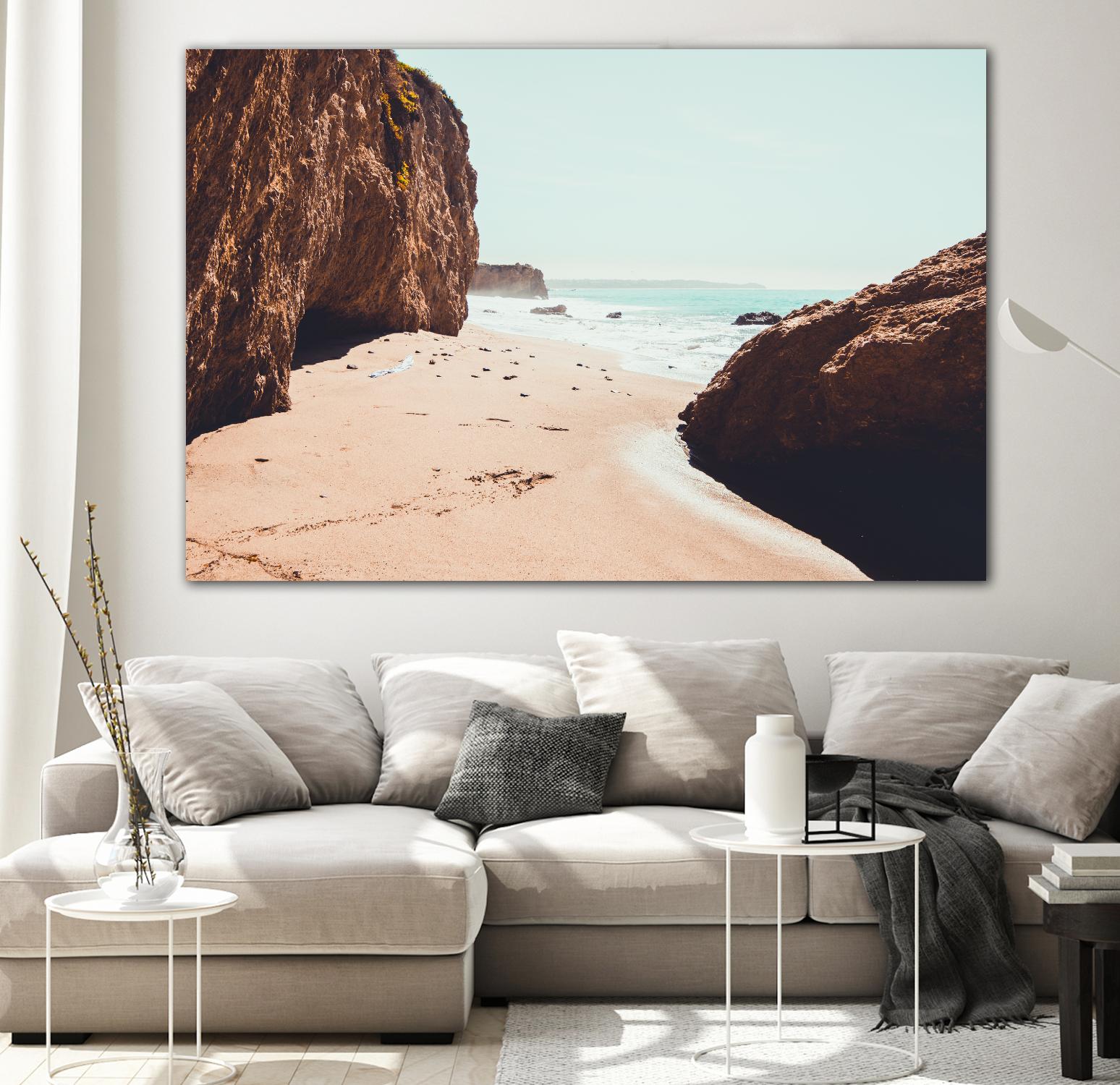 Perfect day by Pexels on GIANT ART - beige sea scene