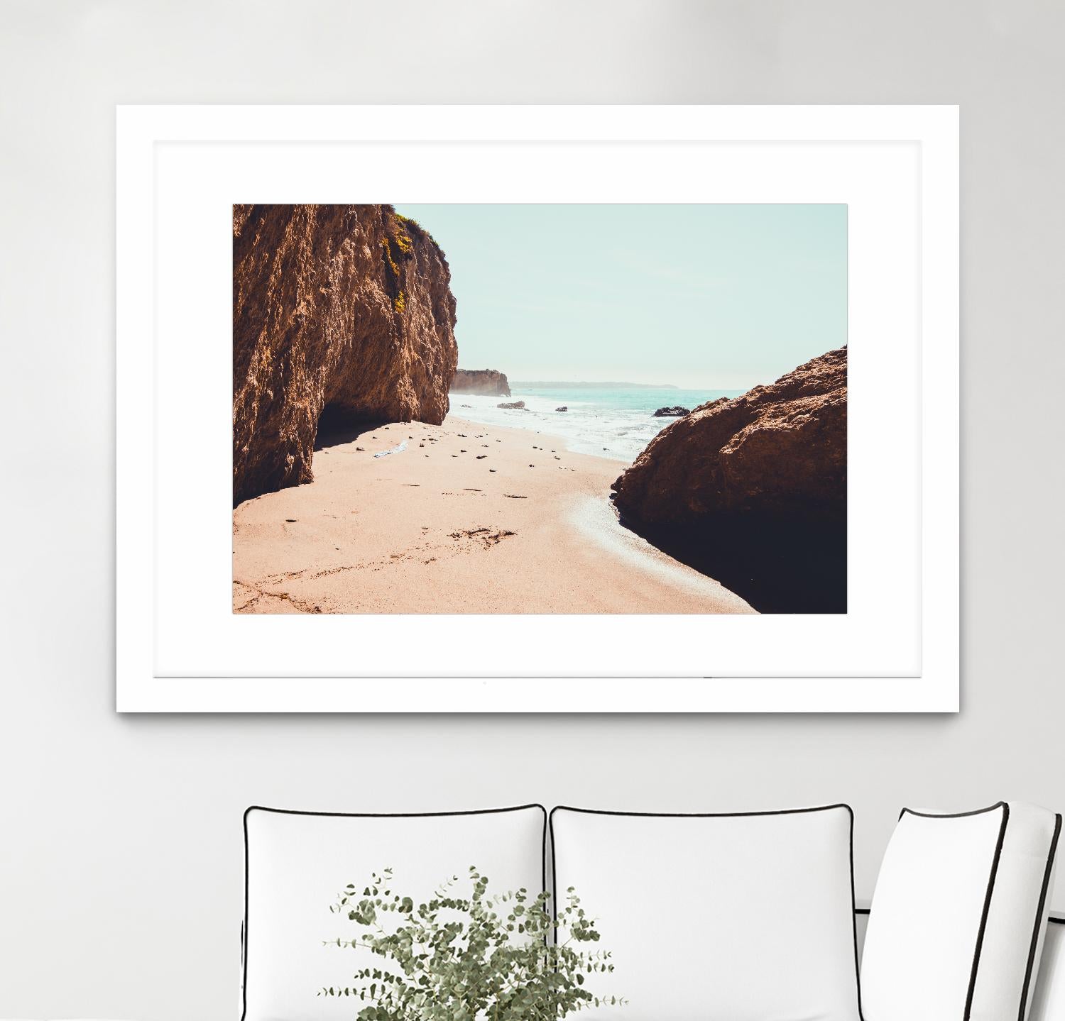 Perfect day by Pexels on GIANT ART - beige sea scene