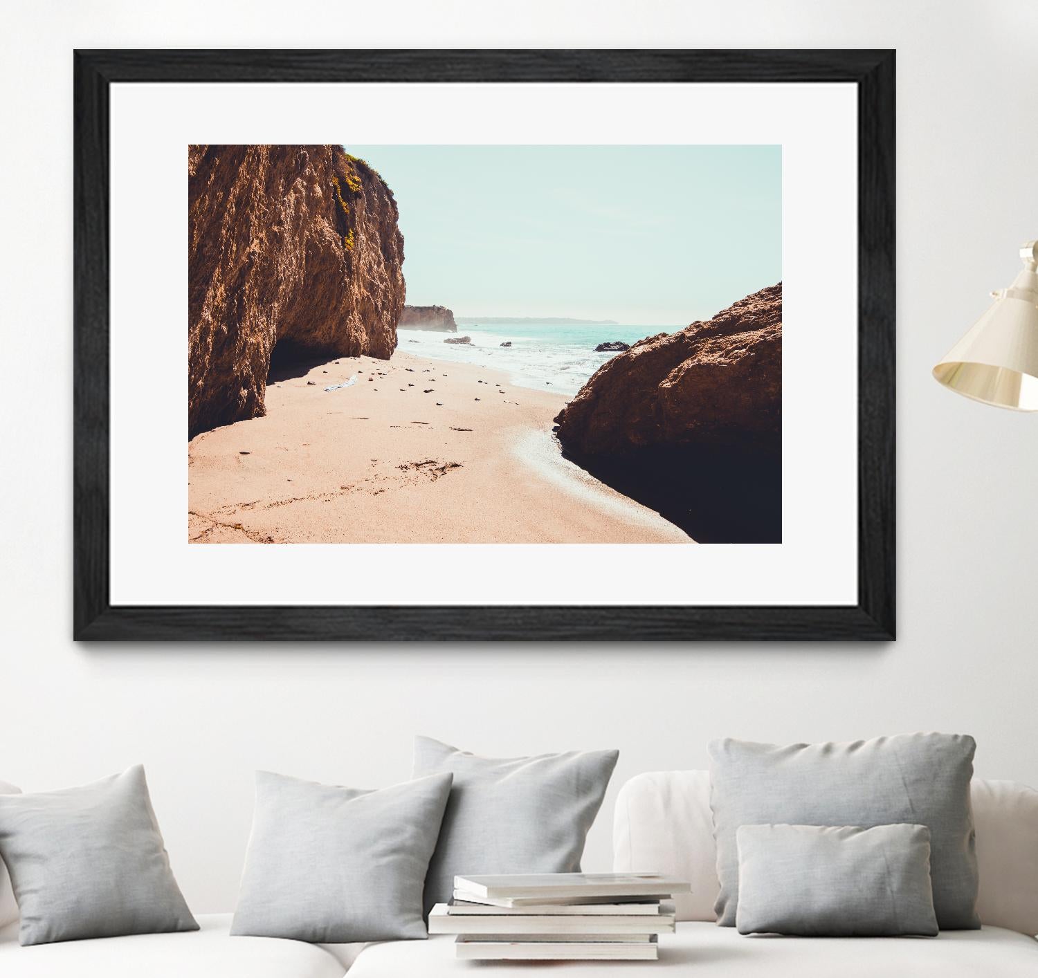 Perfect day by Pexels on GIANT ART - beige sea scene