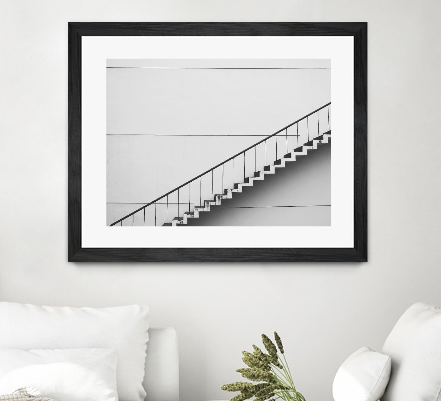Diagonal Staircase by Pexels on GIANT ART - white photo art