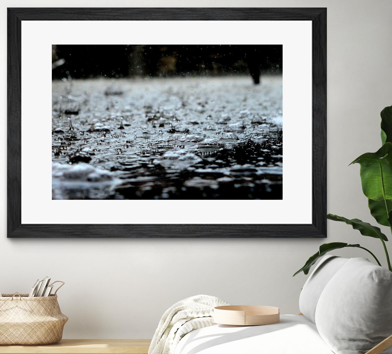 It's raining outside by Pexels on GIANT ART - grey photo art