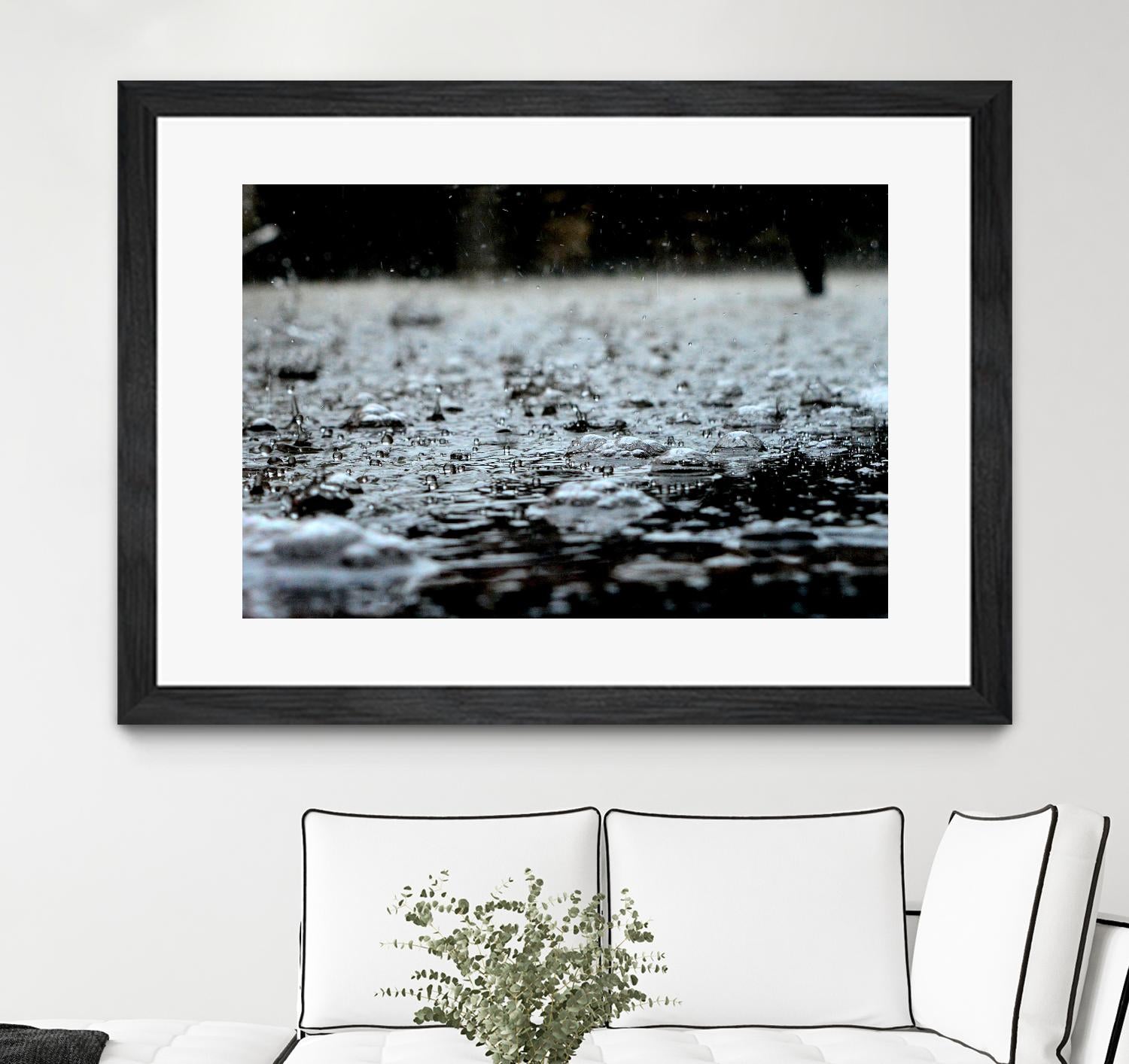 It's raining outside by Pexels on GIANT ART - grey photo art