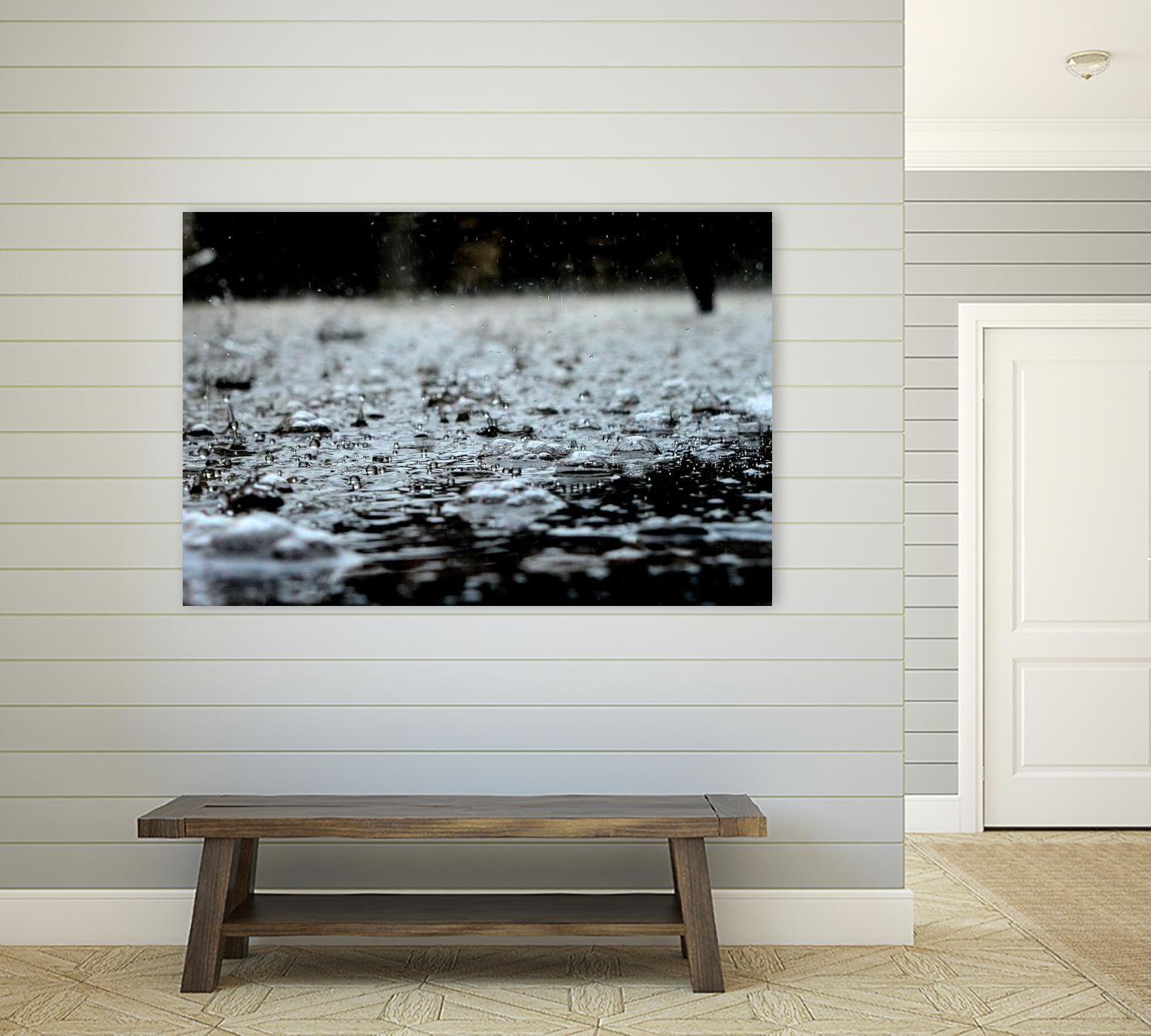 It's raining outside by Pexels on GIANT ART - grey photo art