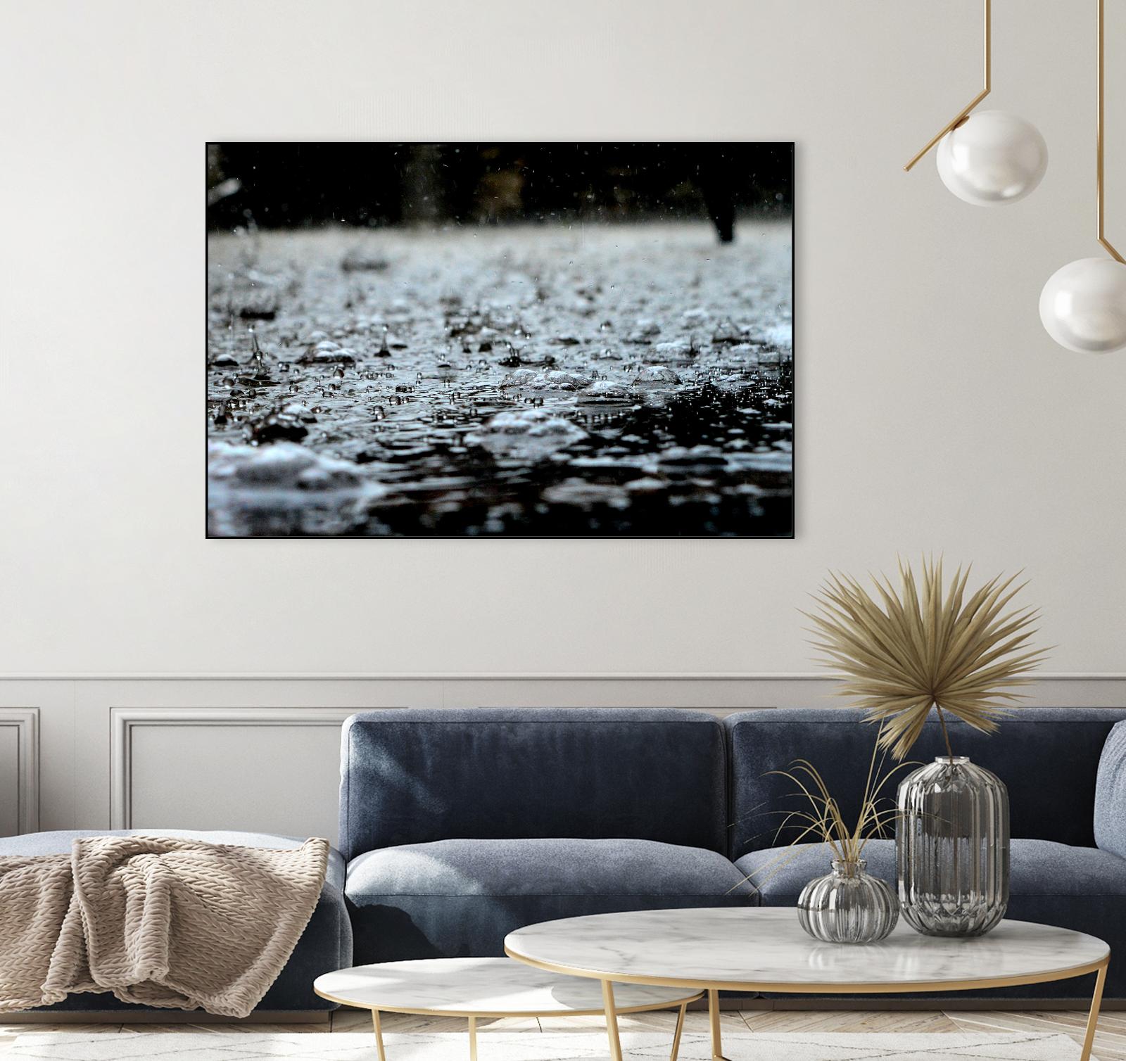 It's raining outside by Pexels on GIANT ART - grey photo art