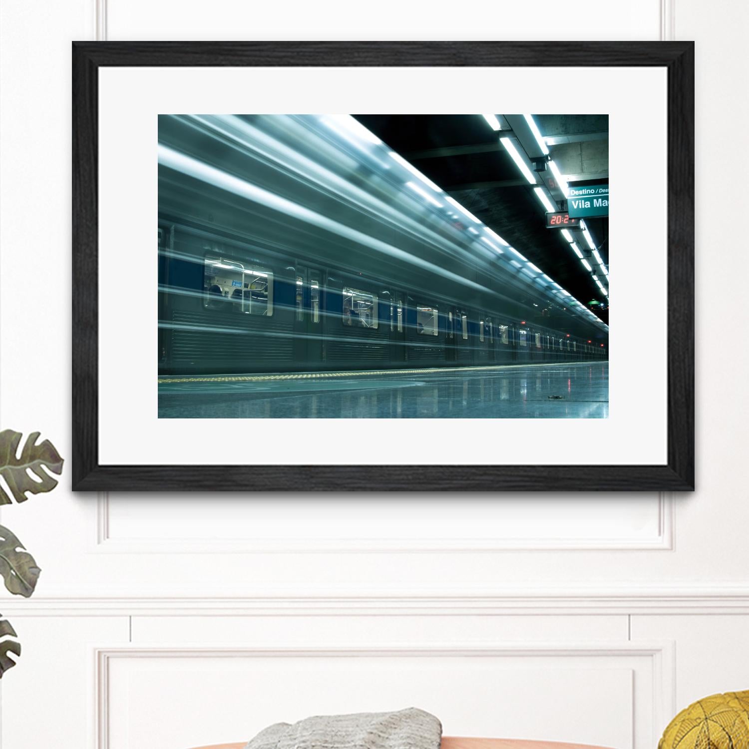 Fast Metro by Pexels on GIANT ART - white photo art