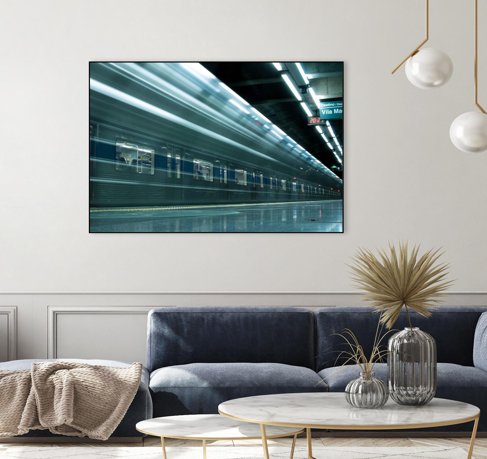 Fast Metro by Pexels on GIANT ART - white photo art