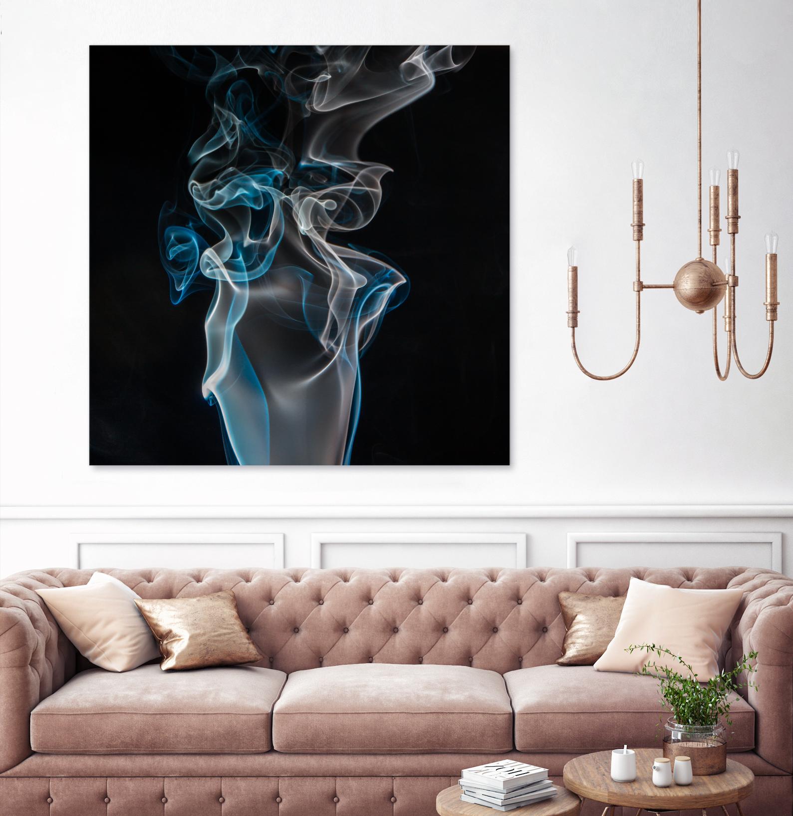 Blue smoke by Pexels on GIANT ART - blue photo art