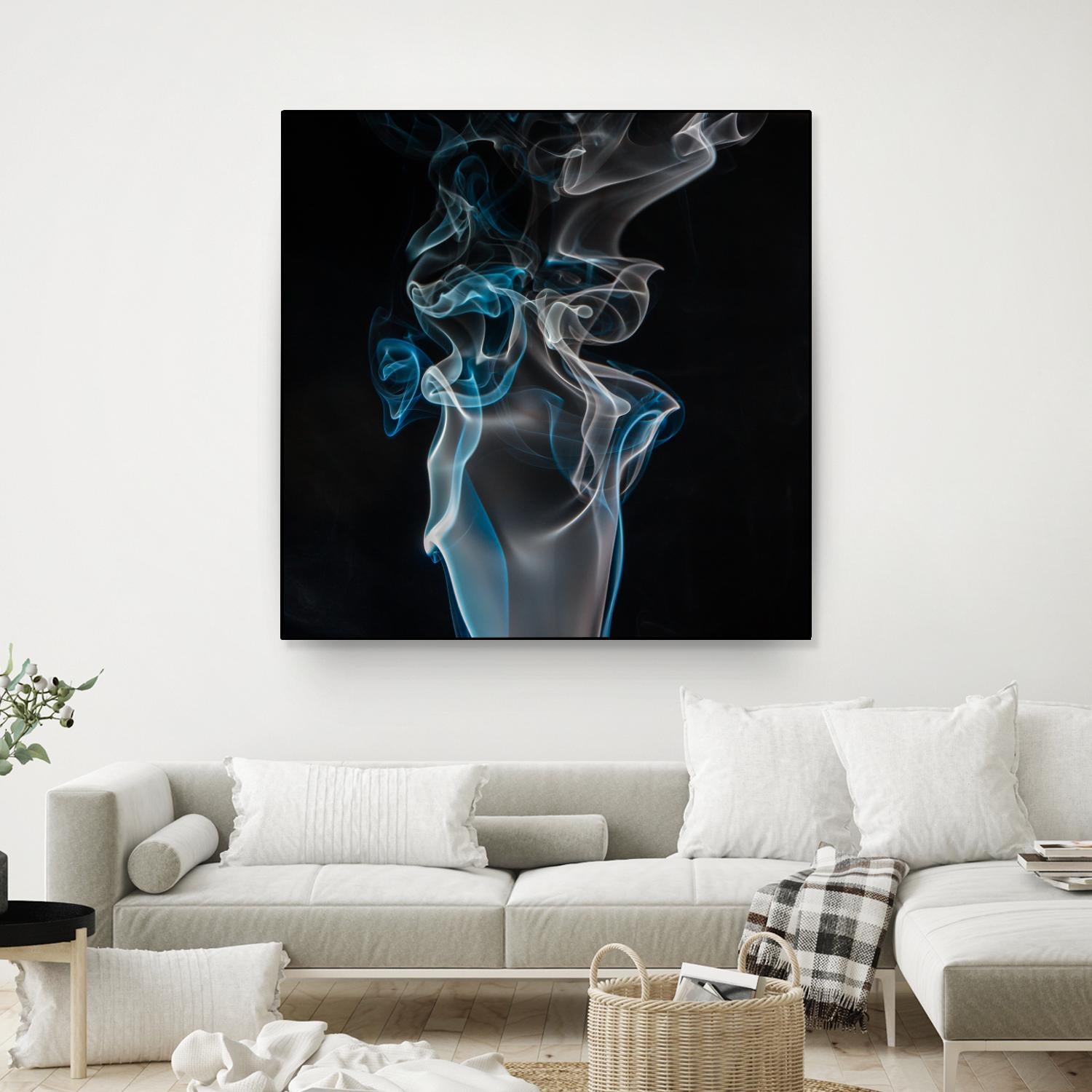 Blue smoke by Pexels on GIANT ART - blue photo art