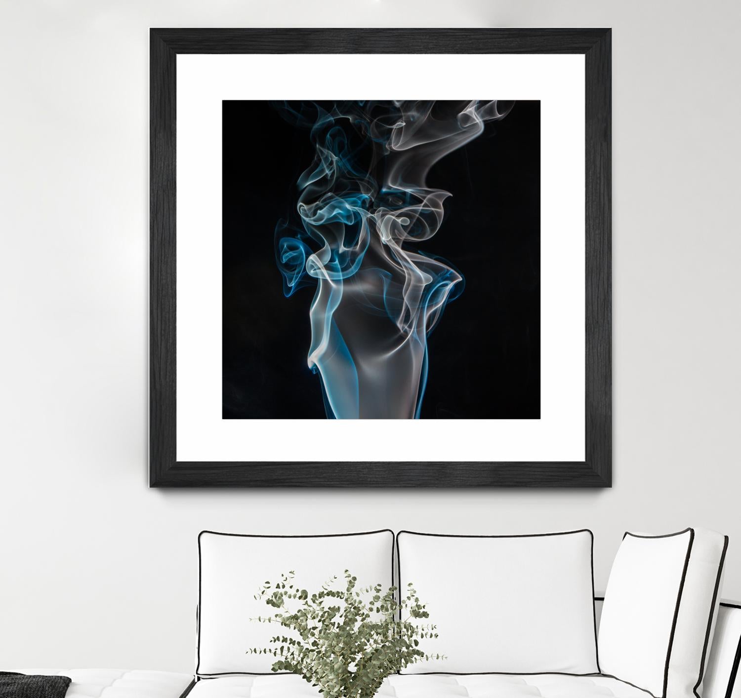 Blue smoke by Pexels on GIANT ART - blue photo art