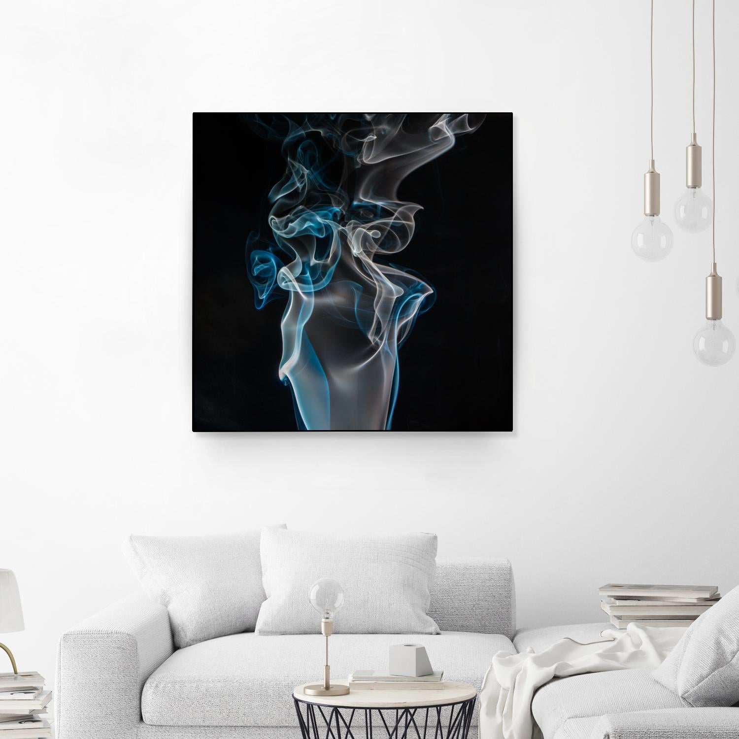 Blue smoke by Pexels on GIANT ART - blue photo art