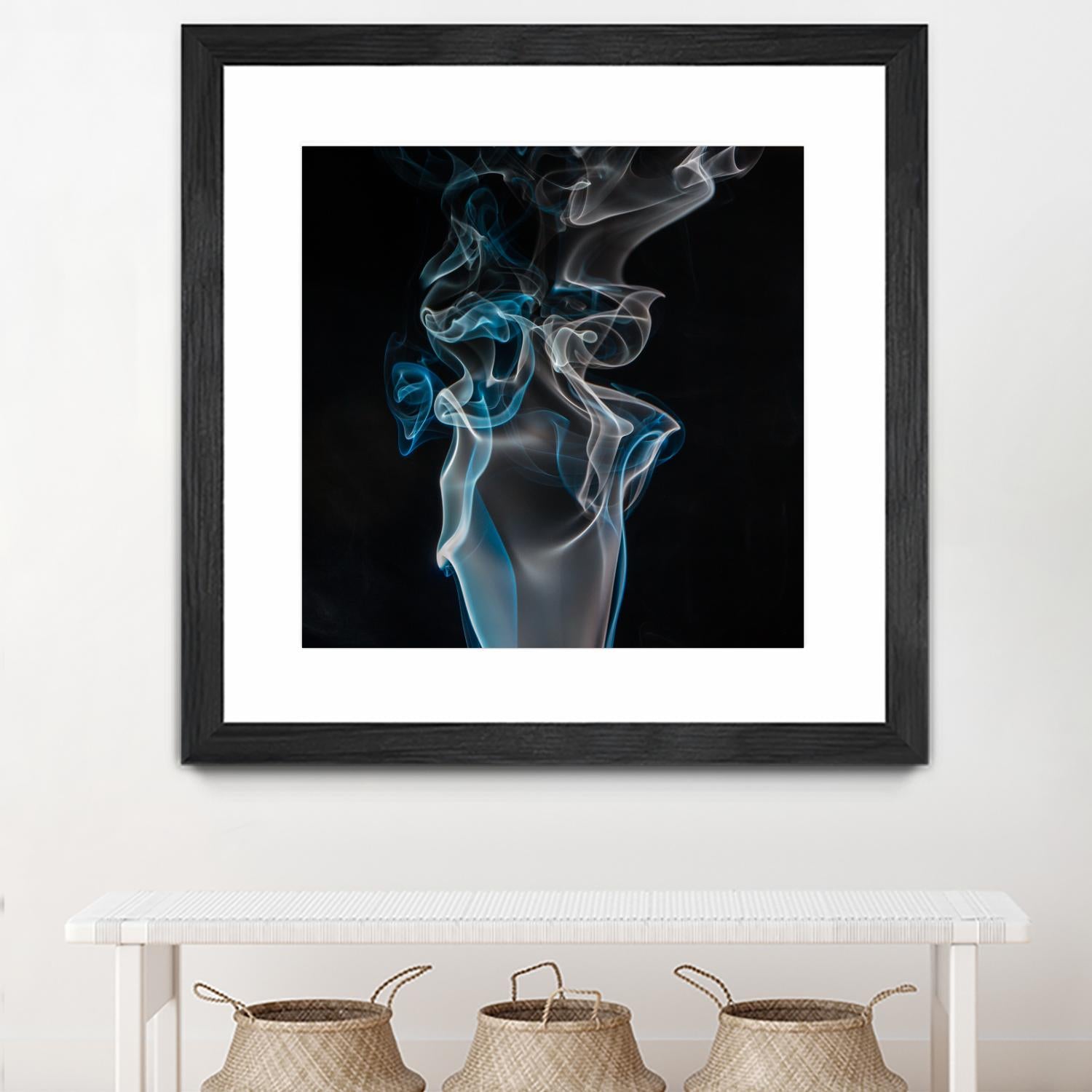 Blue smoke by Pexels on GIANT ART - blue photo art