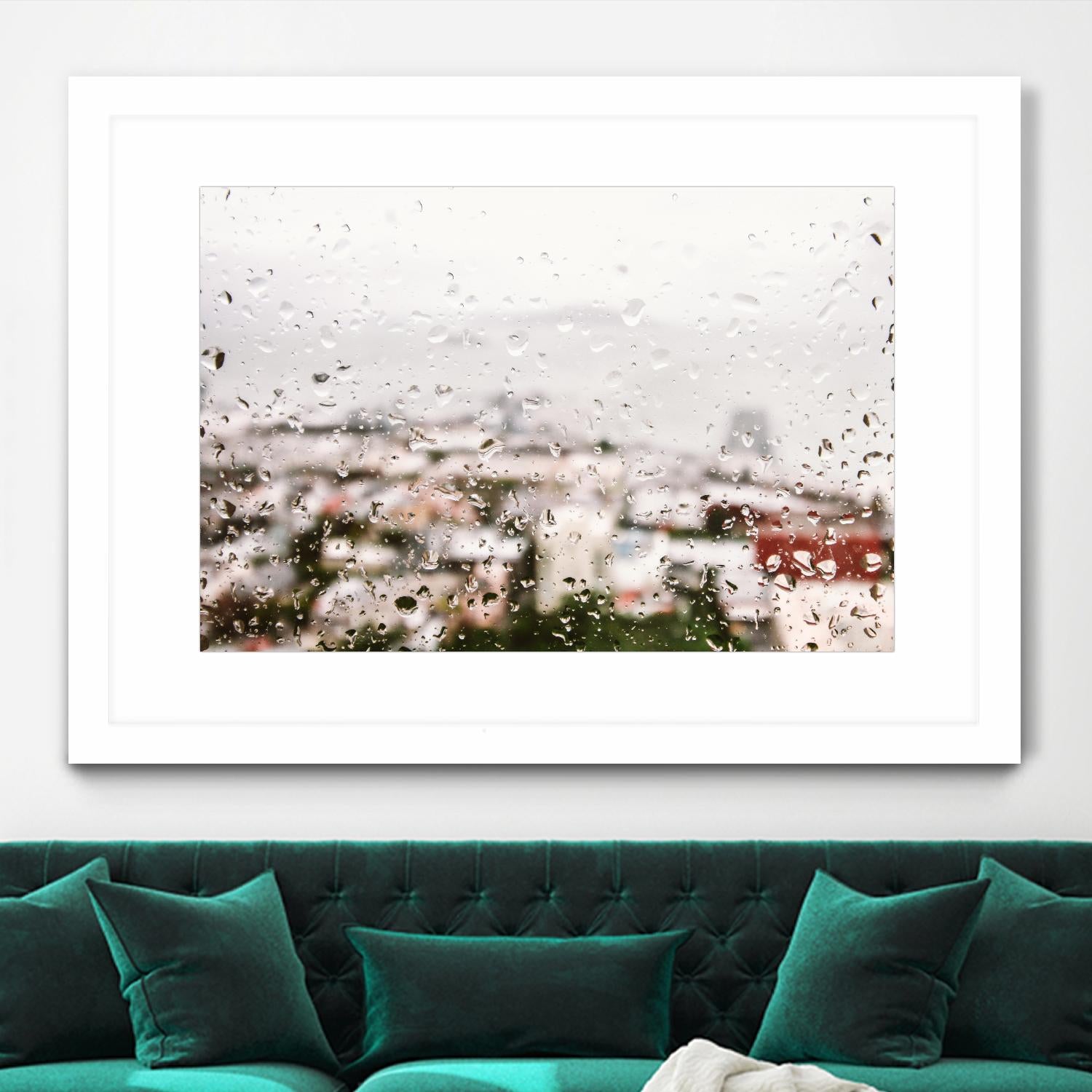 Blurry view by Pexels on GIANT ART - red photo art