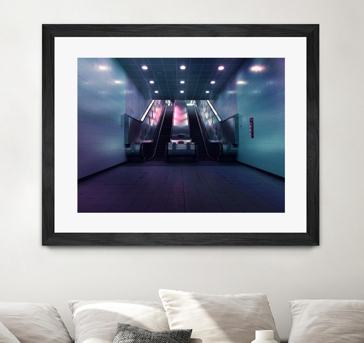 Up or down by Pexels on GIANT ART - pink photo art