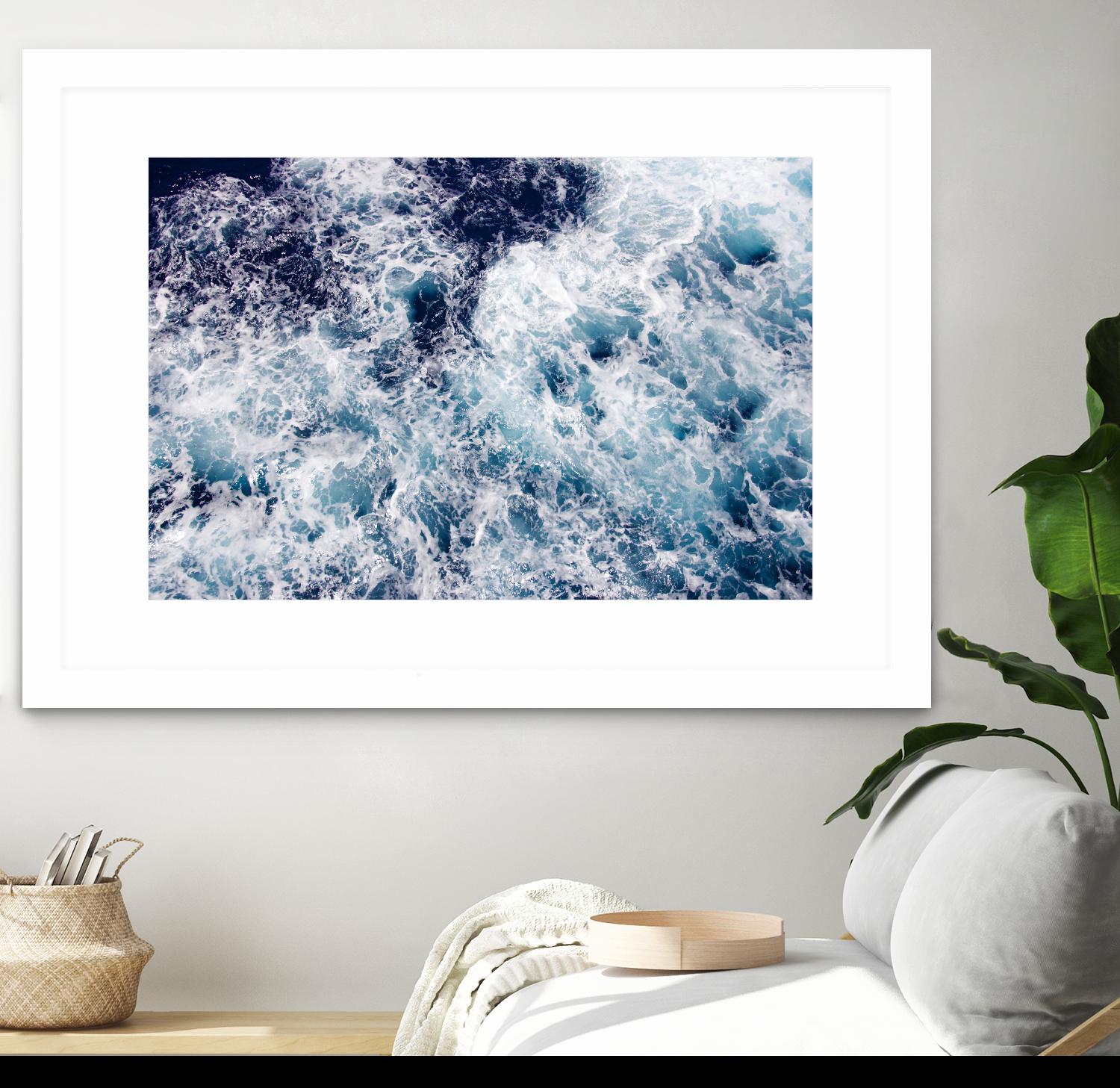 Swirl by Pexels on GIANT ART - white sea scene waves