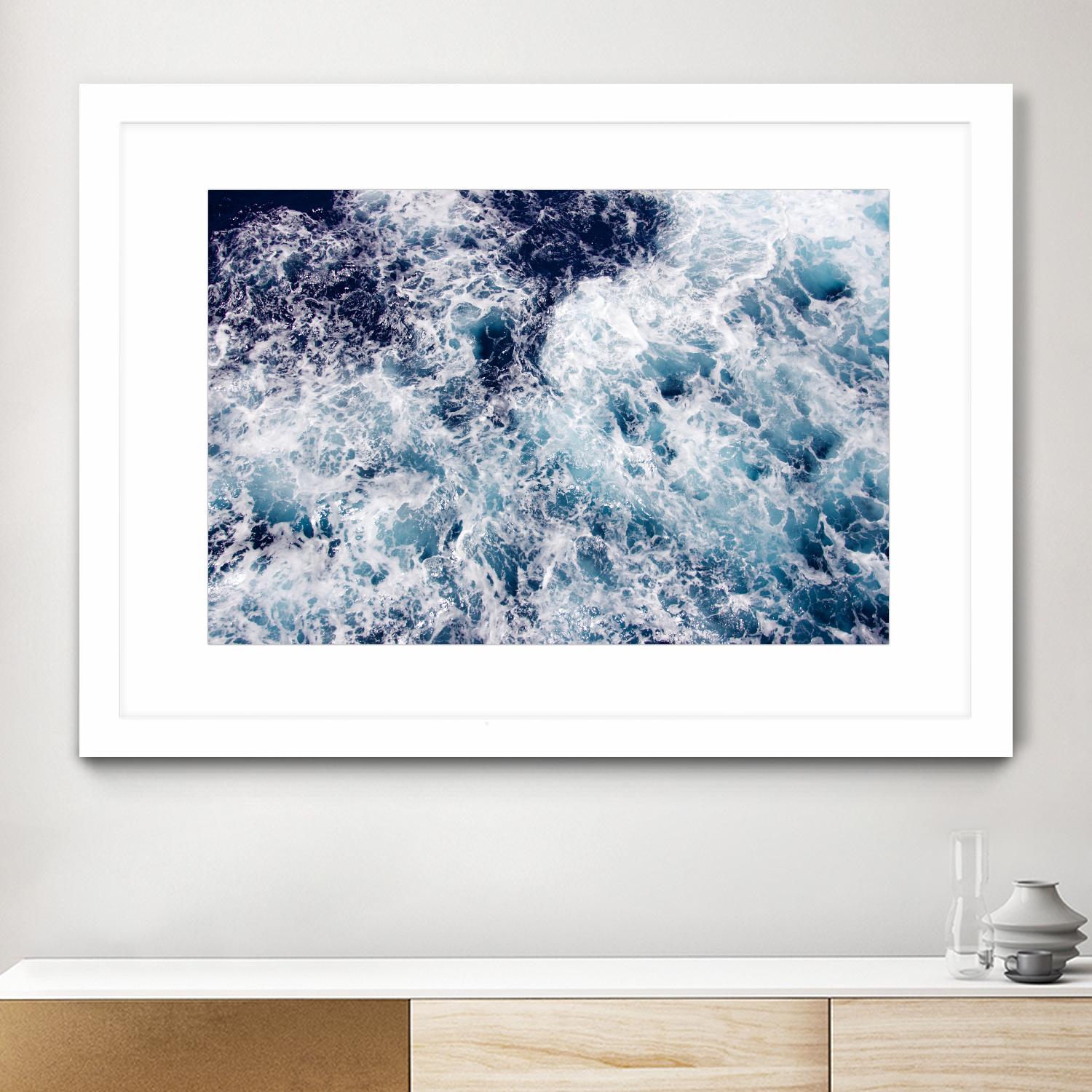 Swirl by Pexels on GIANT ART - white sea scene waves
