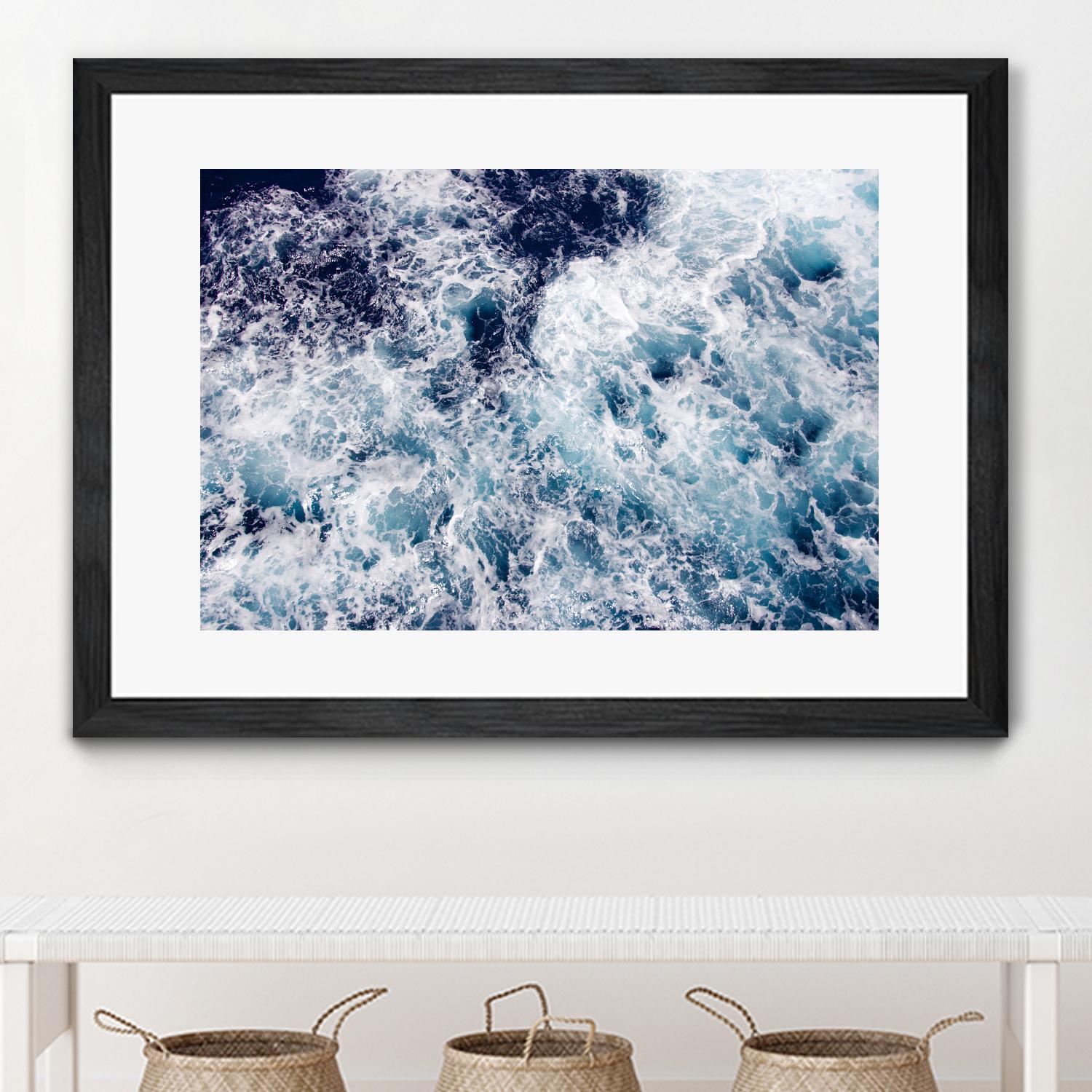 Swirl by Pexels on GIANT ART - white sea scene waves