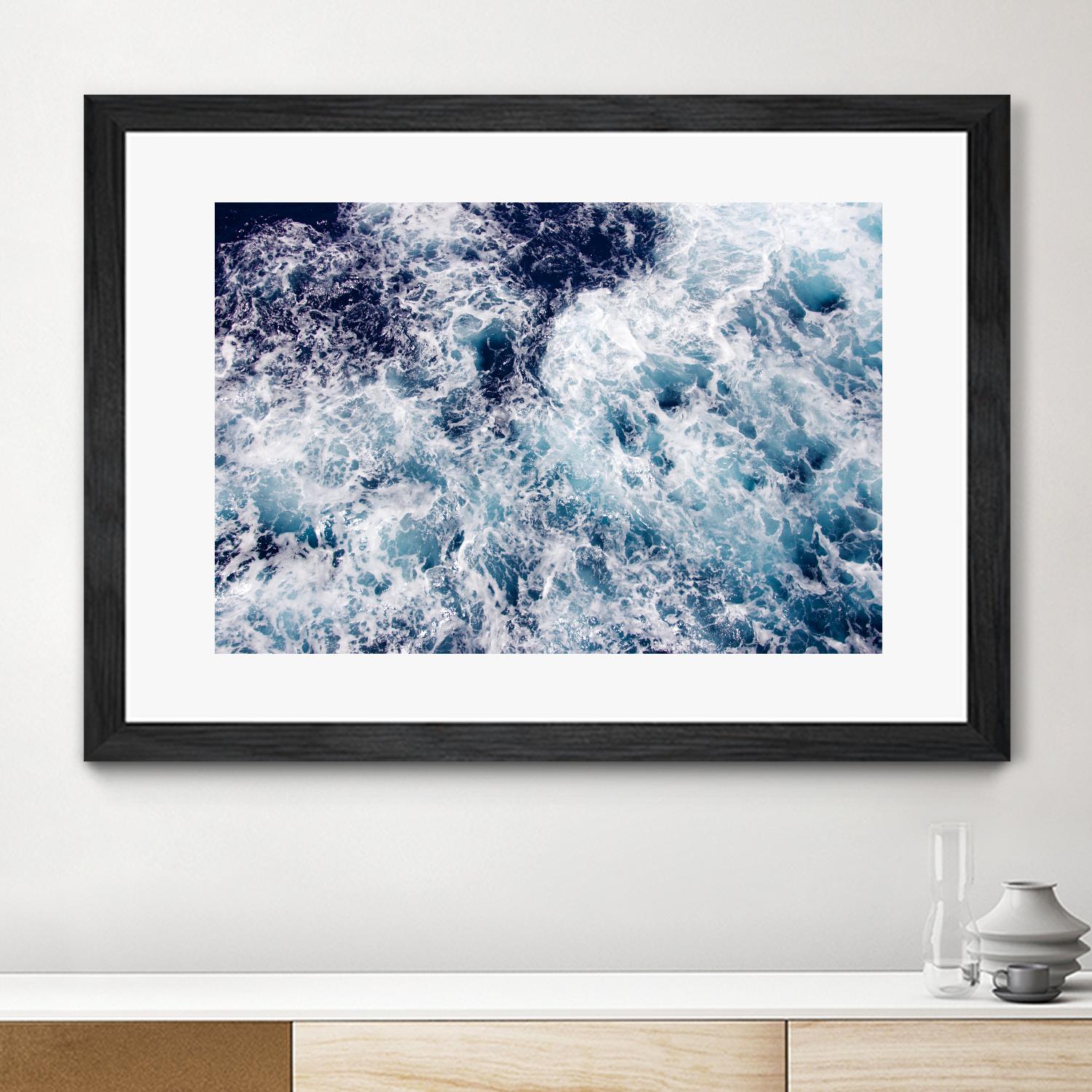 Swirl by Pexels on GIANT ART - white sea scene waves