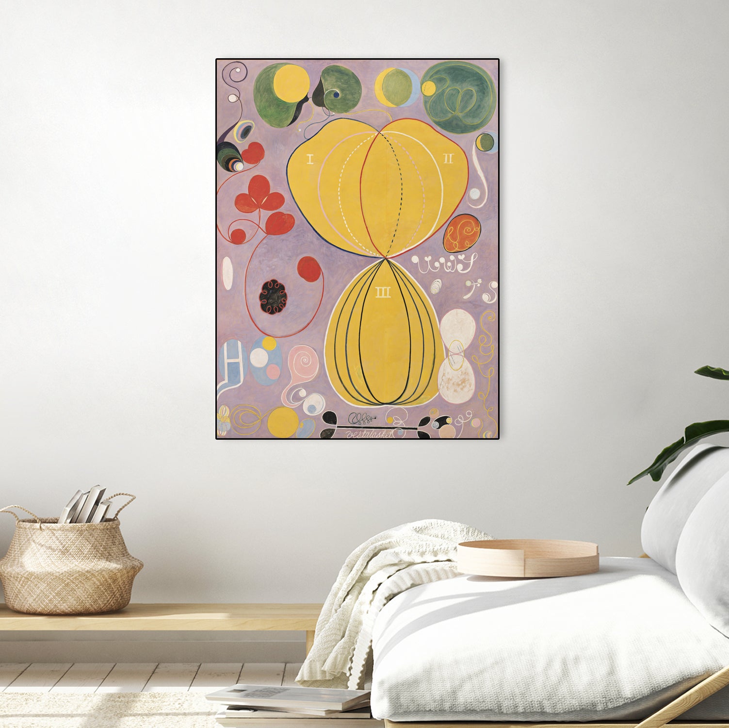 The Ten Largest, No. 7., Adulthood, Group IV, 1907 (oil on canvas) by Hilma af Klint on GIANT ART - museums