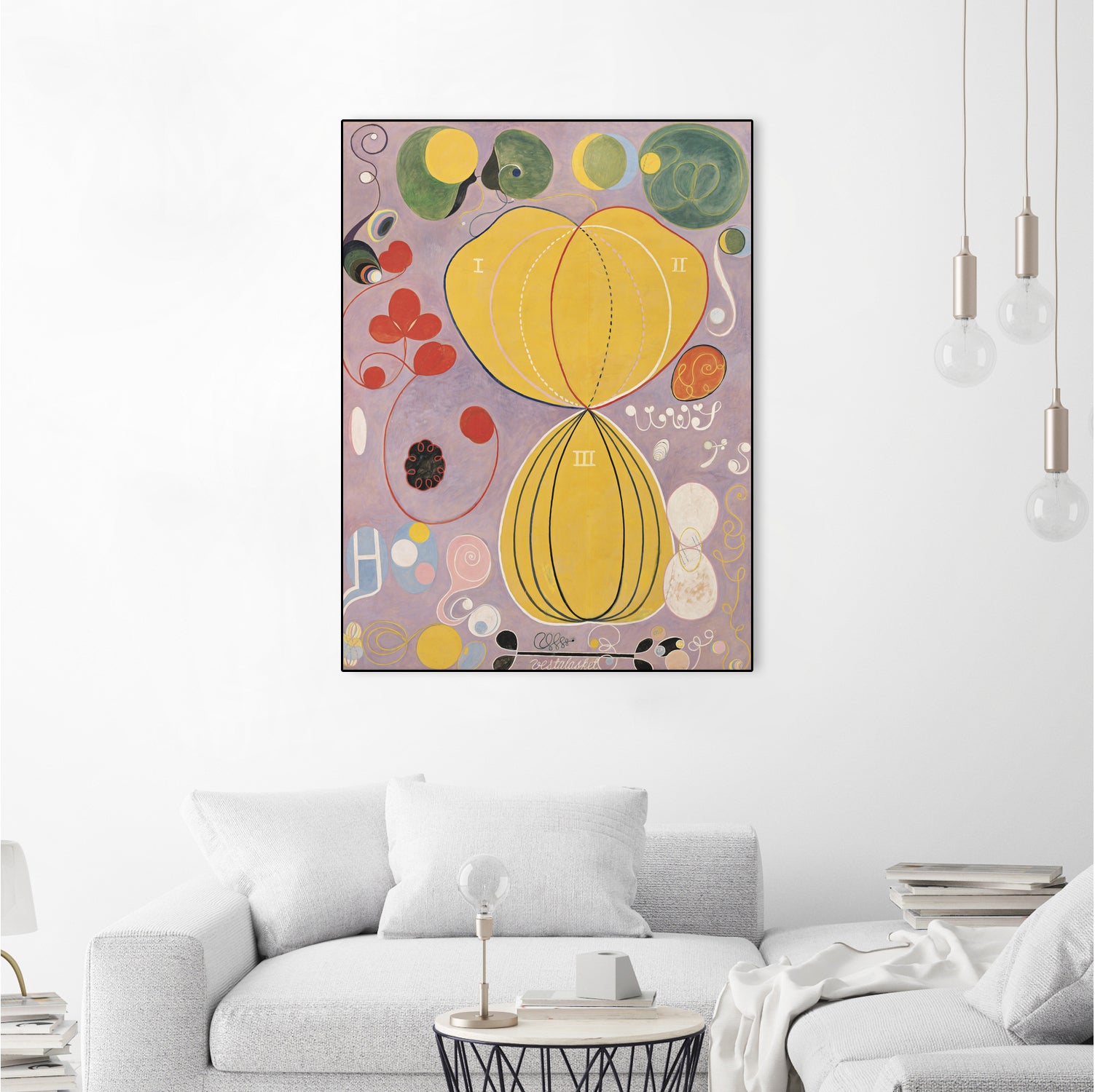 The Ten Largest, No. 7., Adulthood, Group IV, 1907 (oil on canvas) by Hilma af Klint on GIANT ART - museums