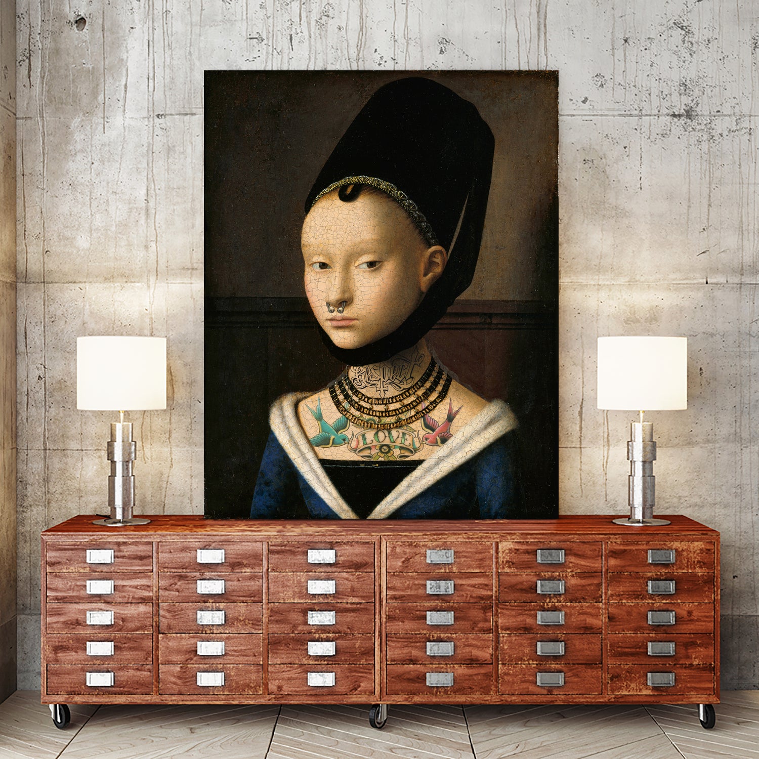 Young Woman by Caterina Lo Cicero  on GIANT ART