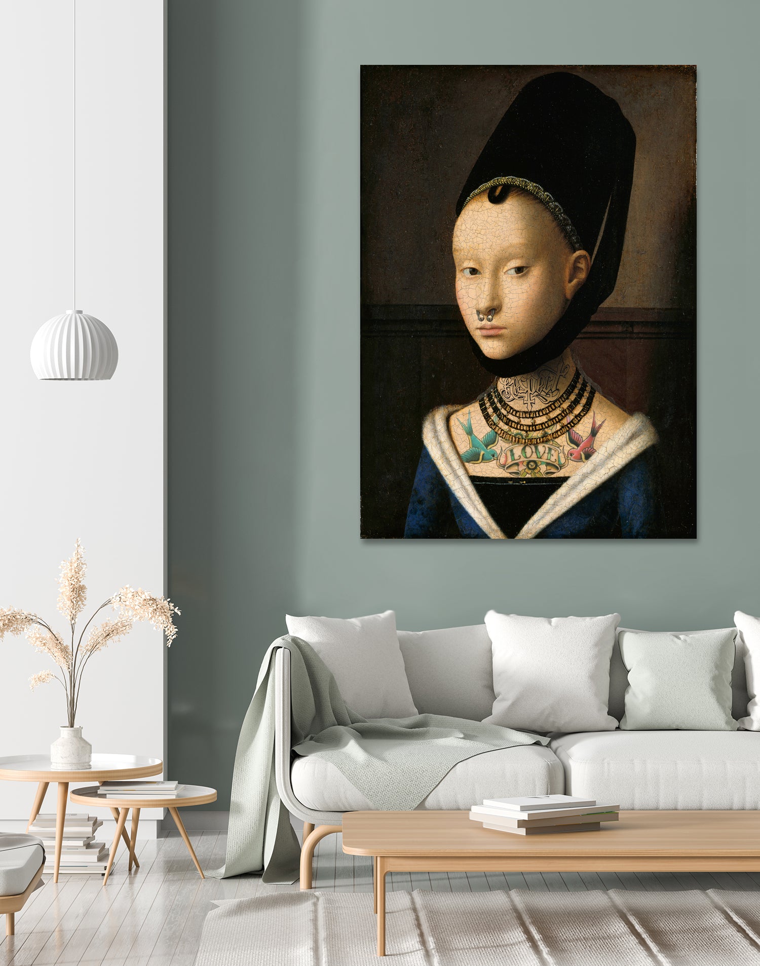 Young Woman by Caterina Lo Cicero  on GIANT ART