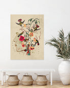 Flower Anatomy by Caterina Lo Cicero on GIANT ART - red digital