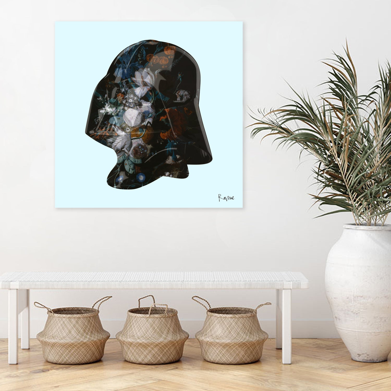 Floral Darth by Caterina Lo Cicero  on GIANT ART