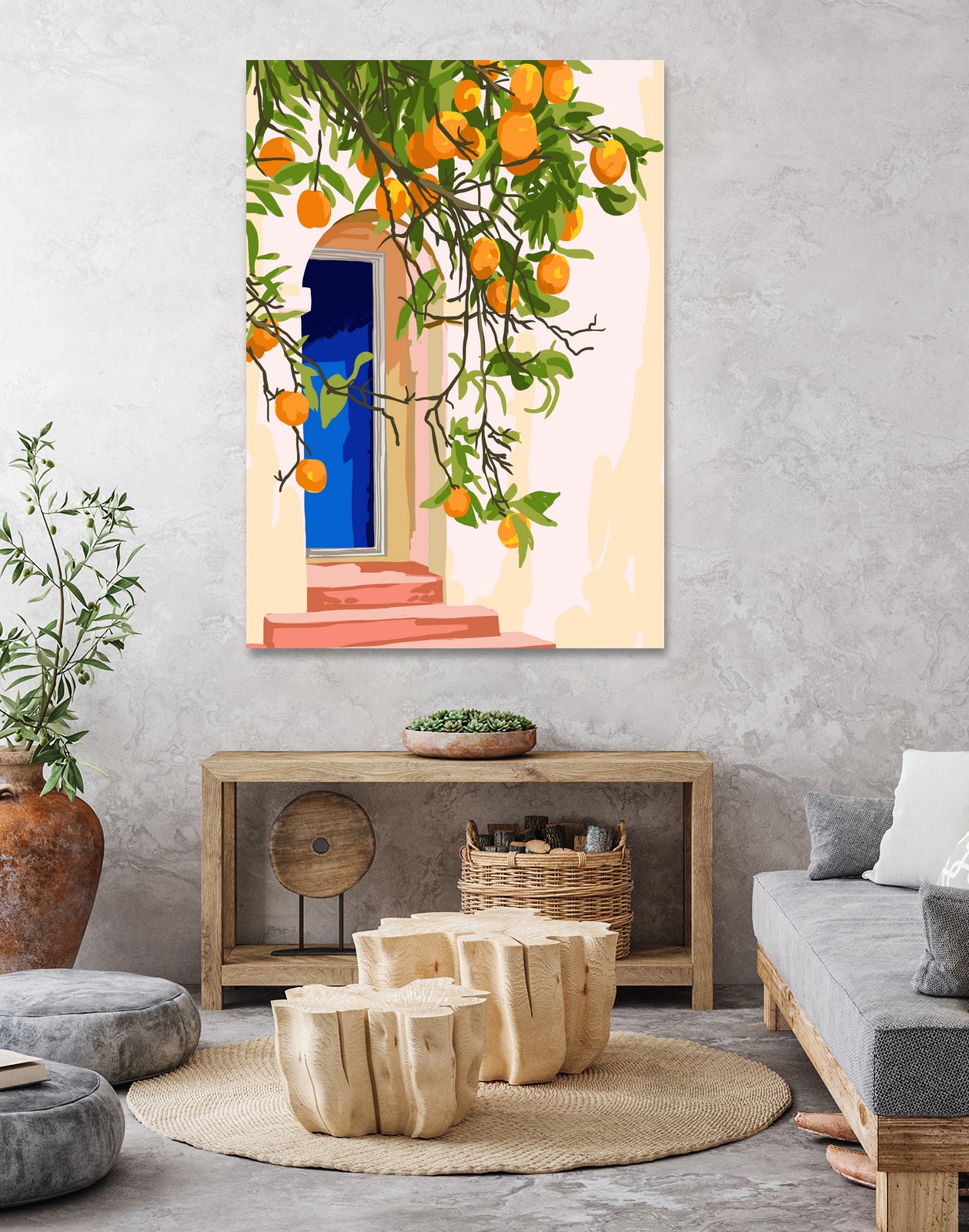 Wherever you go, go with all your heart by 83 Oranges on GIANT ART - orange digital