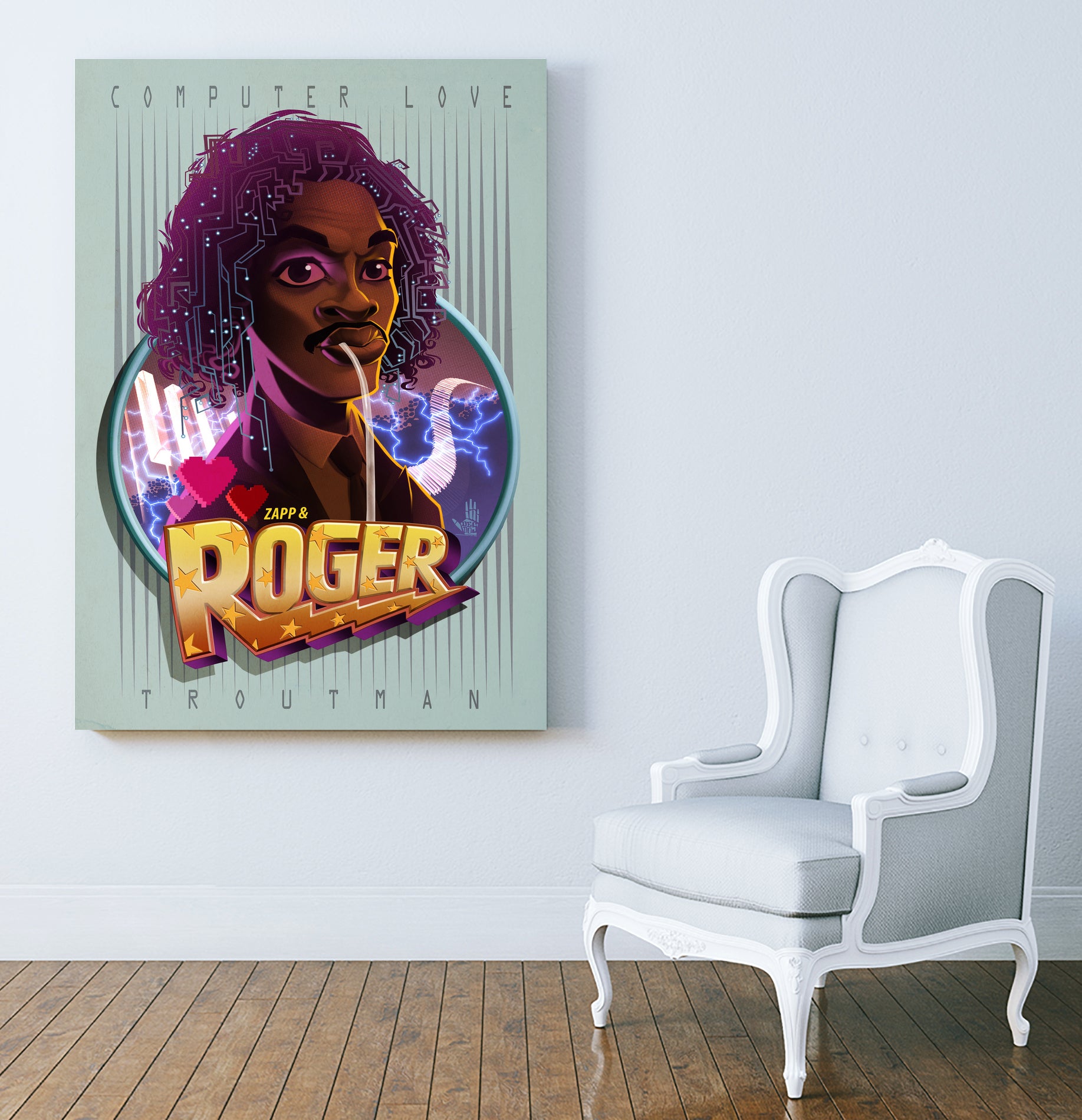 Zapp and ROGER by nelson garcia on GIANT ART - gray character design