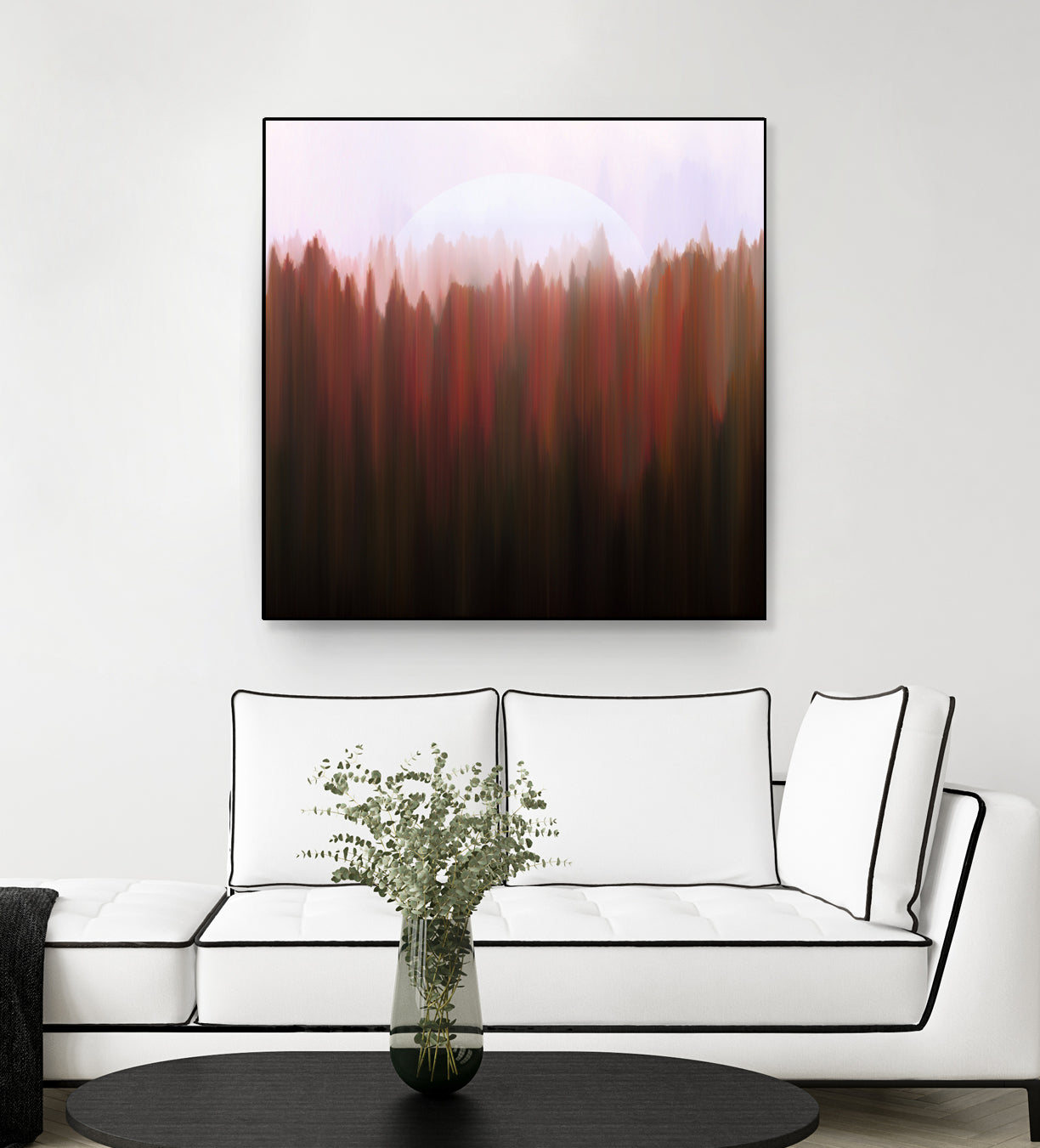 Forest Moon by Robin Willems on GIANT ART - red digital painting