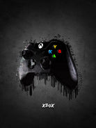 xbox joystick by Gabriel Fernando on GIANT ART - black game design