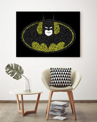 Batman Logo by Caroline BESSIERES on GIANT ART - black digital drawing