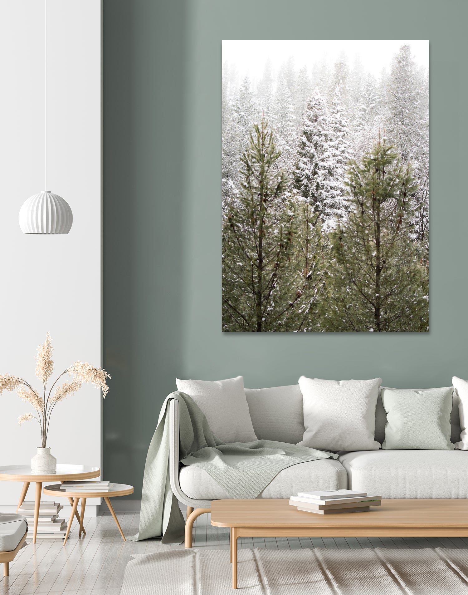 Winter in the Forest by Arlene Carley on GIANT ART - green photo manipulation