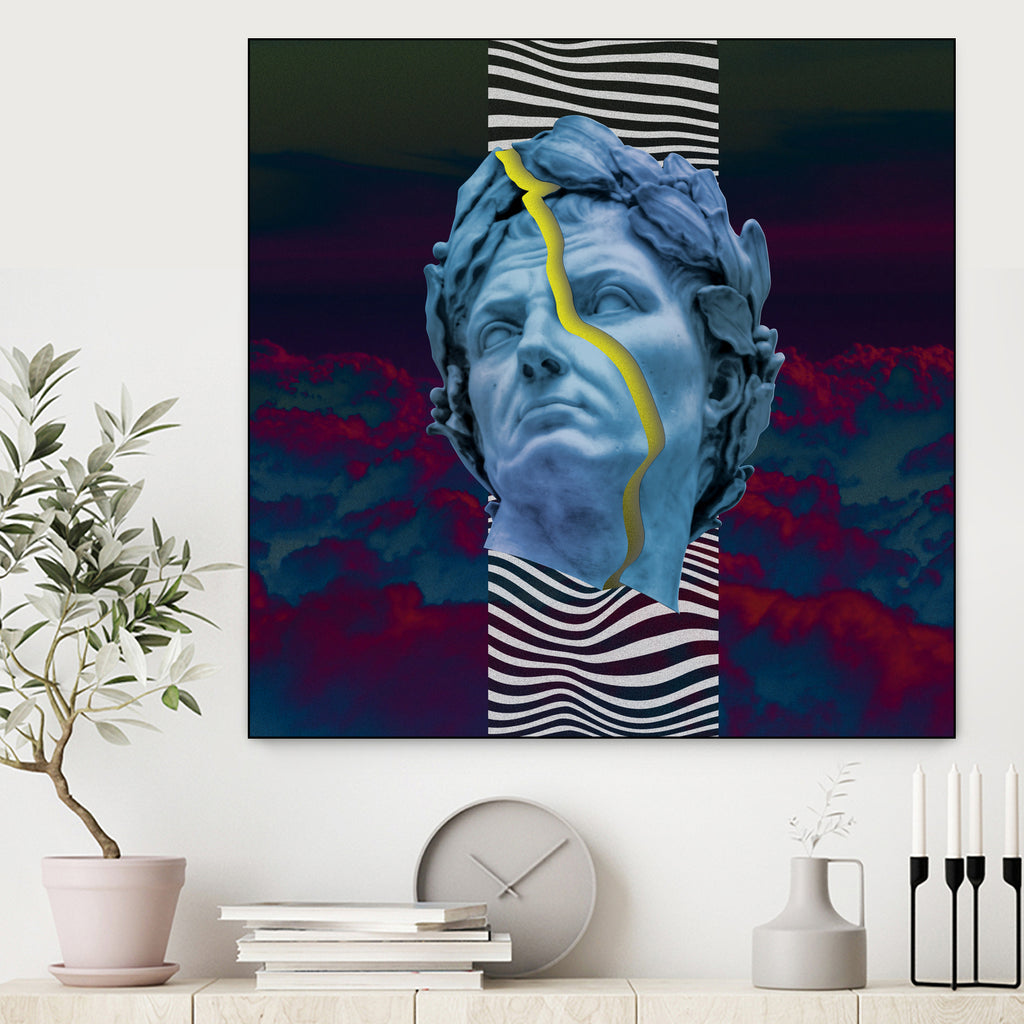 Julius Caesar by Serena Seli on GIANT ART - white photo manipulation