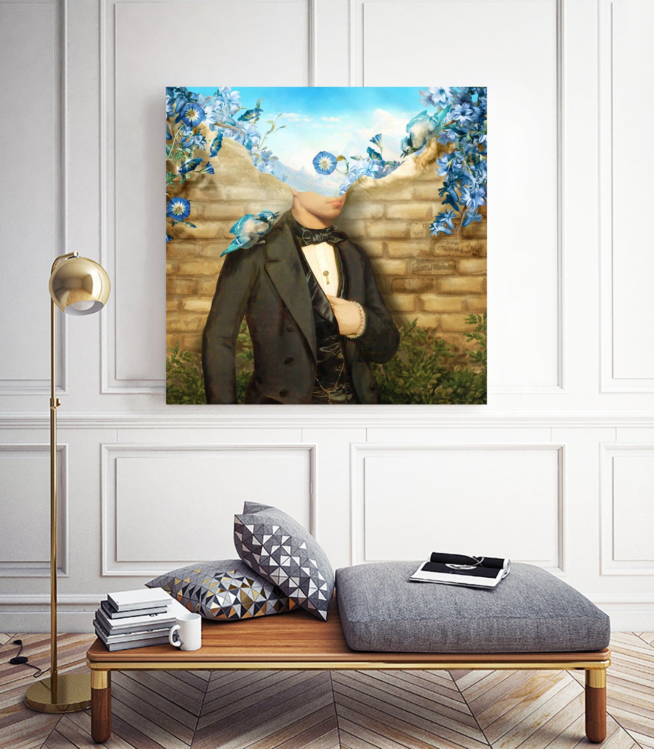 A Wandering Mind v1 by Diogo Veríssimo on GIANT ART - blue digital painting