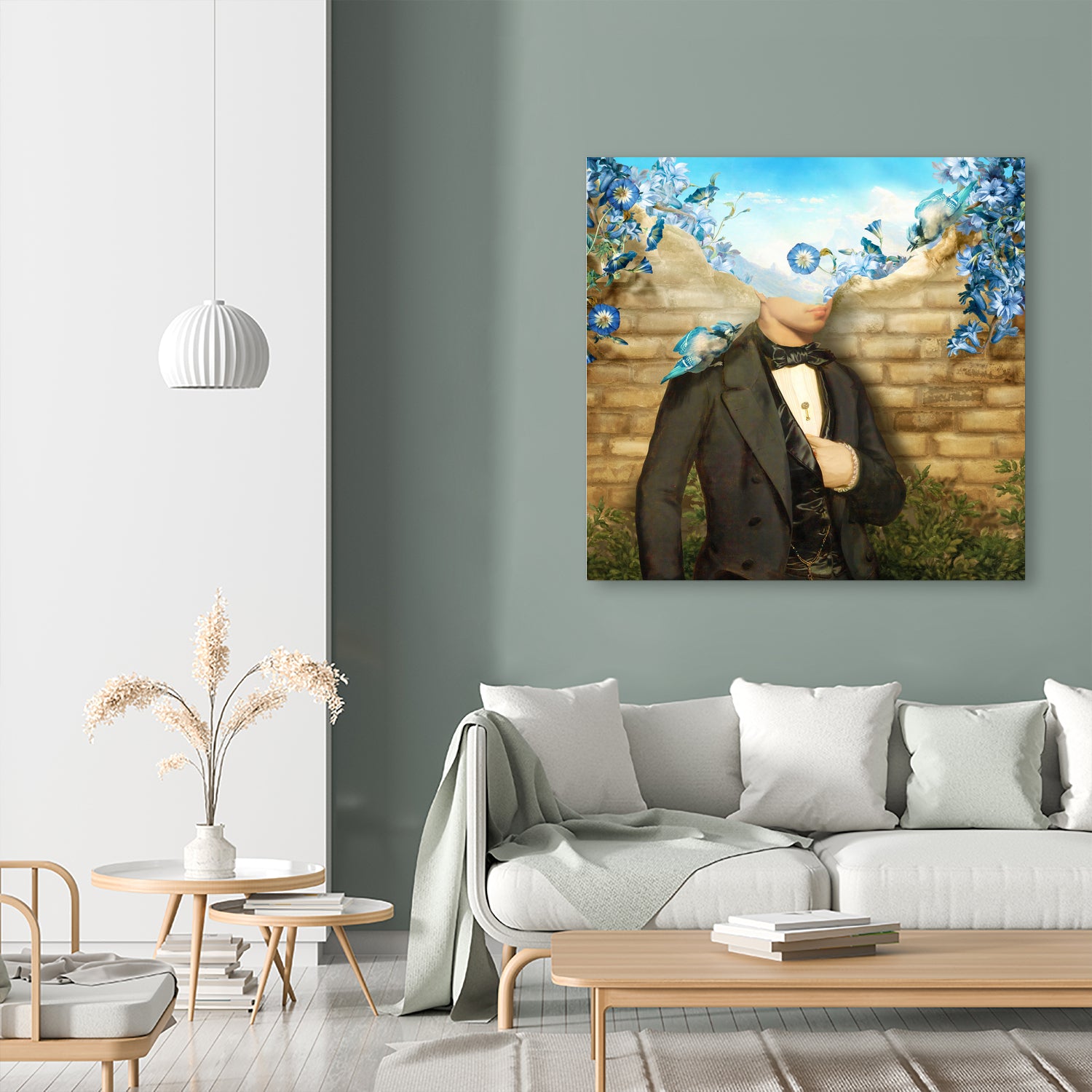 A Wandering Mind v1 by Diogo Veríssimo on GIANT ART - blue digital painting