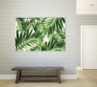 Palm Leaves Pattern Love 2 by Anitas Bellas Art on GIANT ART - coastal