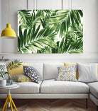 Palm Leaves Pattern Love 2 by Anitas Bellas Art on GIANT ART - coastal
