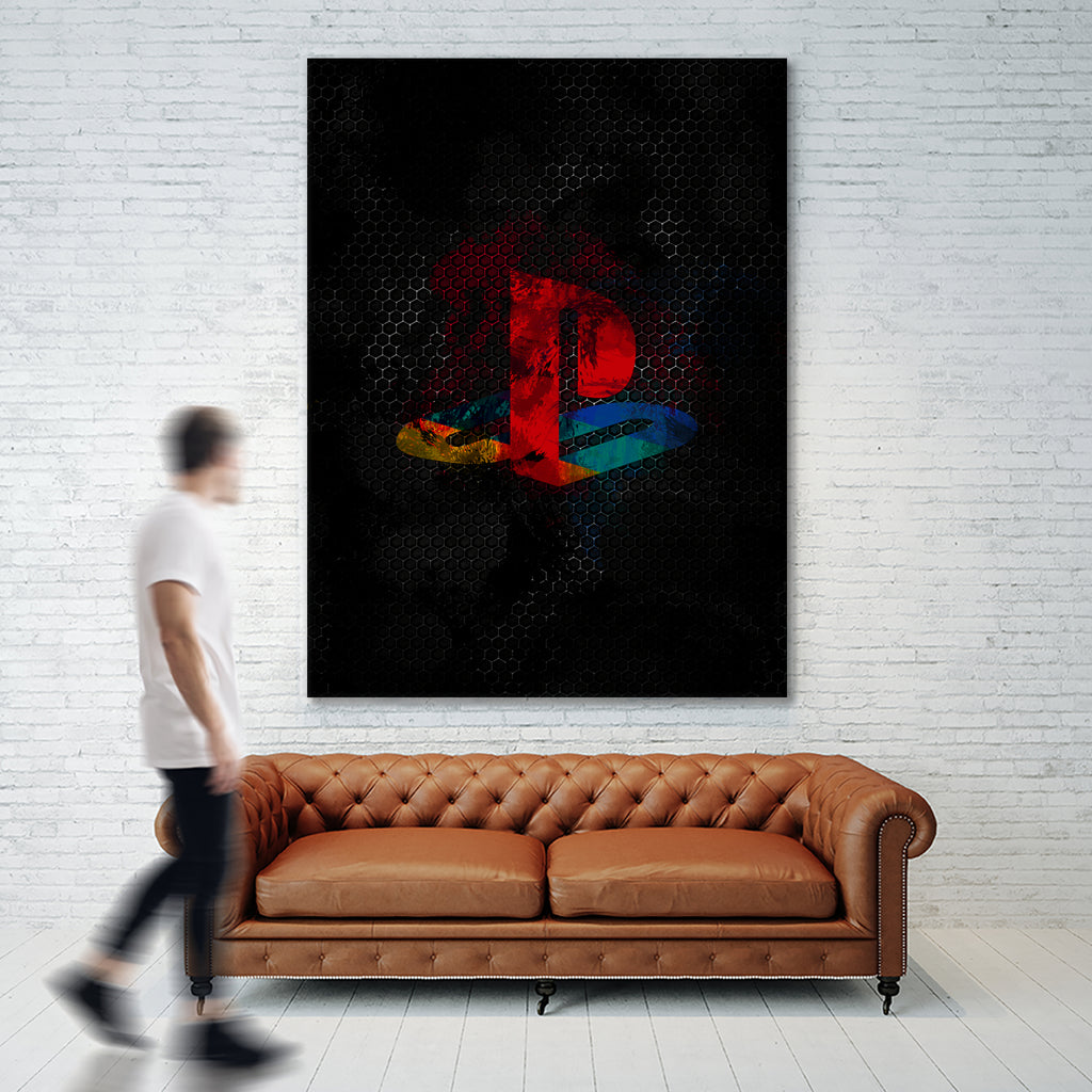 PlayStation dark splatter by Jurijs Permanickis on GIANT ART - black digital painting